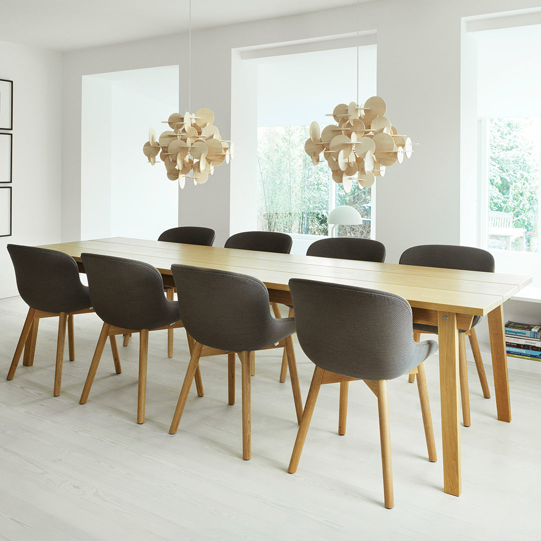 Modern Bau Pendant Lamp - Sleek Scandinavian Design for Living Room, Bedroom, or Dining Area | Adjustable Hanging Light Fixture