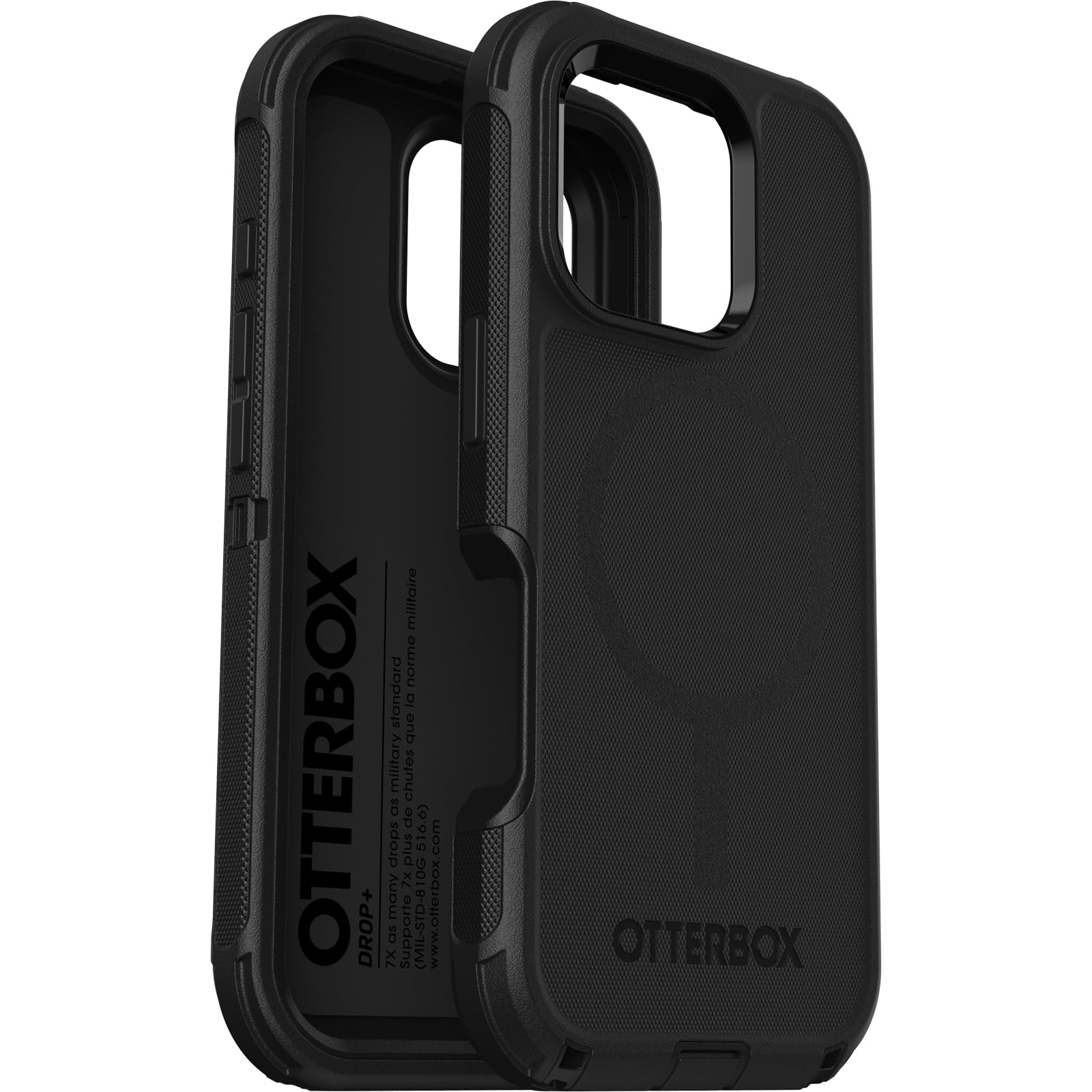 OtterBox Defender Series Case for iPhone 16 Pro - Heavy Duty Protection, Black | Shockproof & Drop Proof Phone Cover for Outdoor, Work & Everyday Use