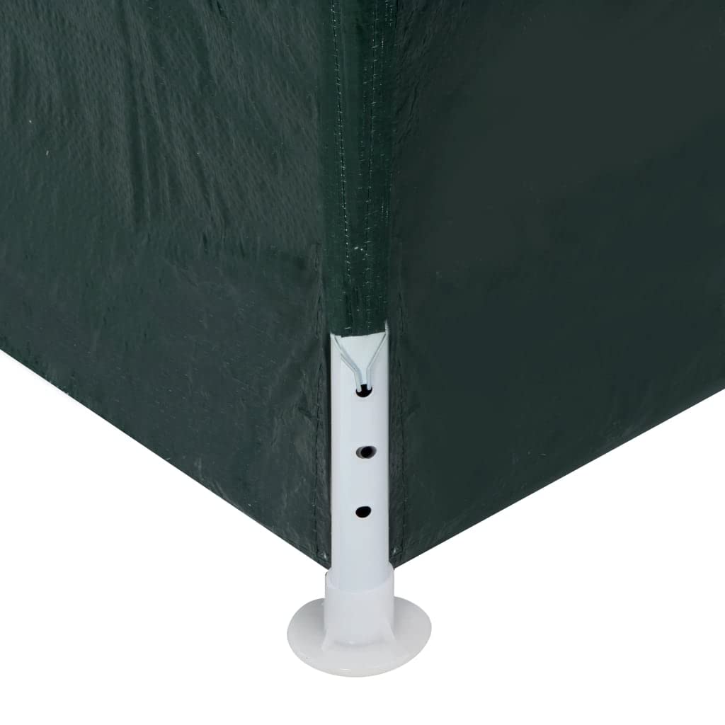 CHARMMA 10x13 ft Heavy Duty Pop Up Canopy Tent - Large Outdoor Party Tent for Weddings, Backyard Events & Fiestas - Waterproof Green Shelter for Camping, Picnics & Outdoor Gatherings
