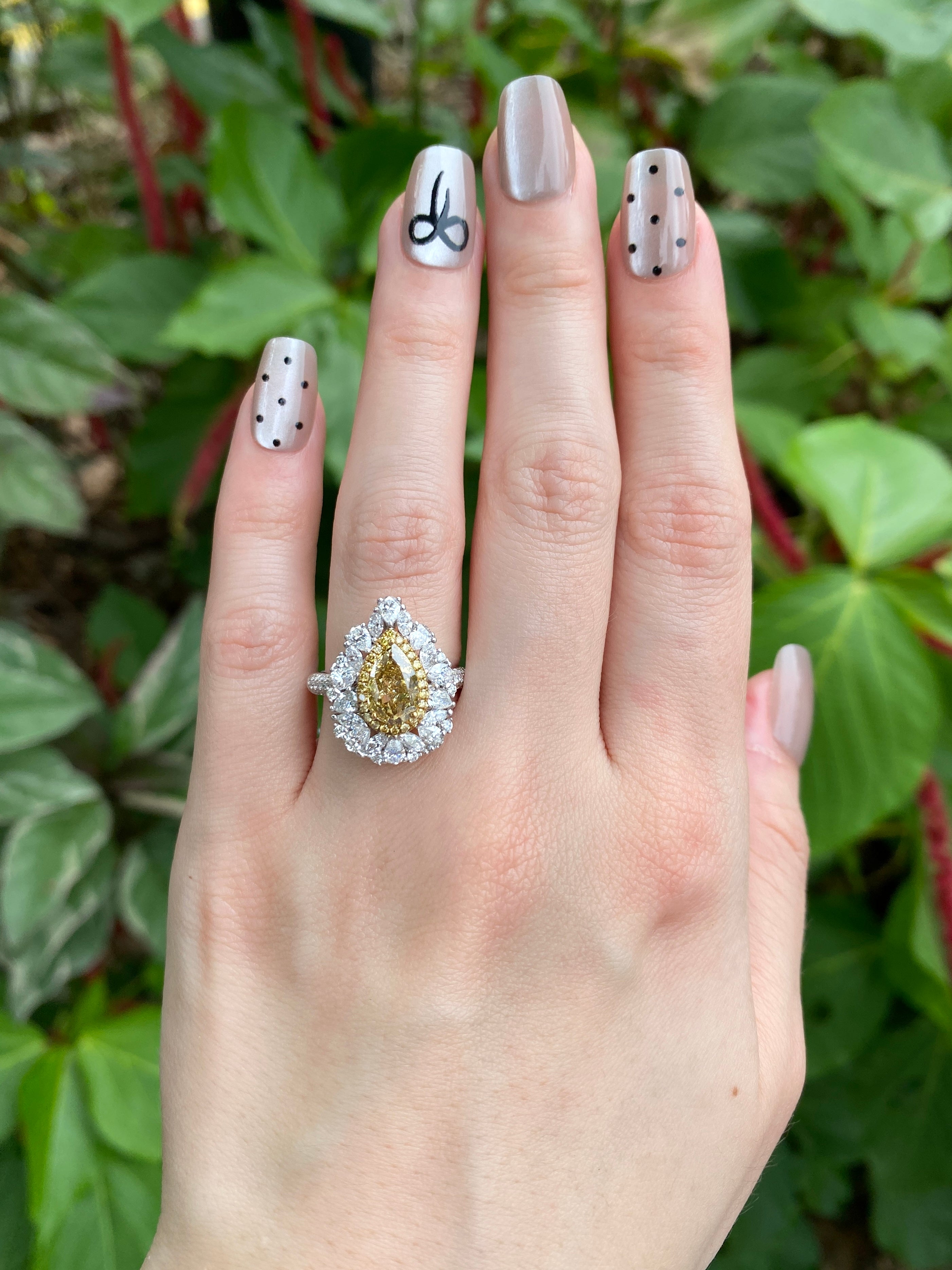 1.50ct Natural Yellow Diamond Ring for Women - Elegant Solitaire Engagement & Wedding Jewelry Gift