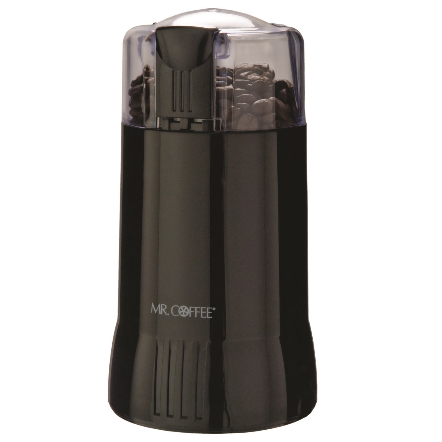 Mr. Coffee Electric Coffee Grinder for Fresh Ground Coffee - Stainless Steel Blades, Black - Perfect for Home, Office & Espresso Brewing