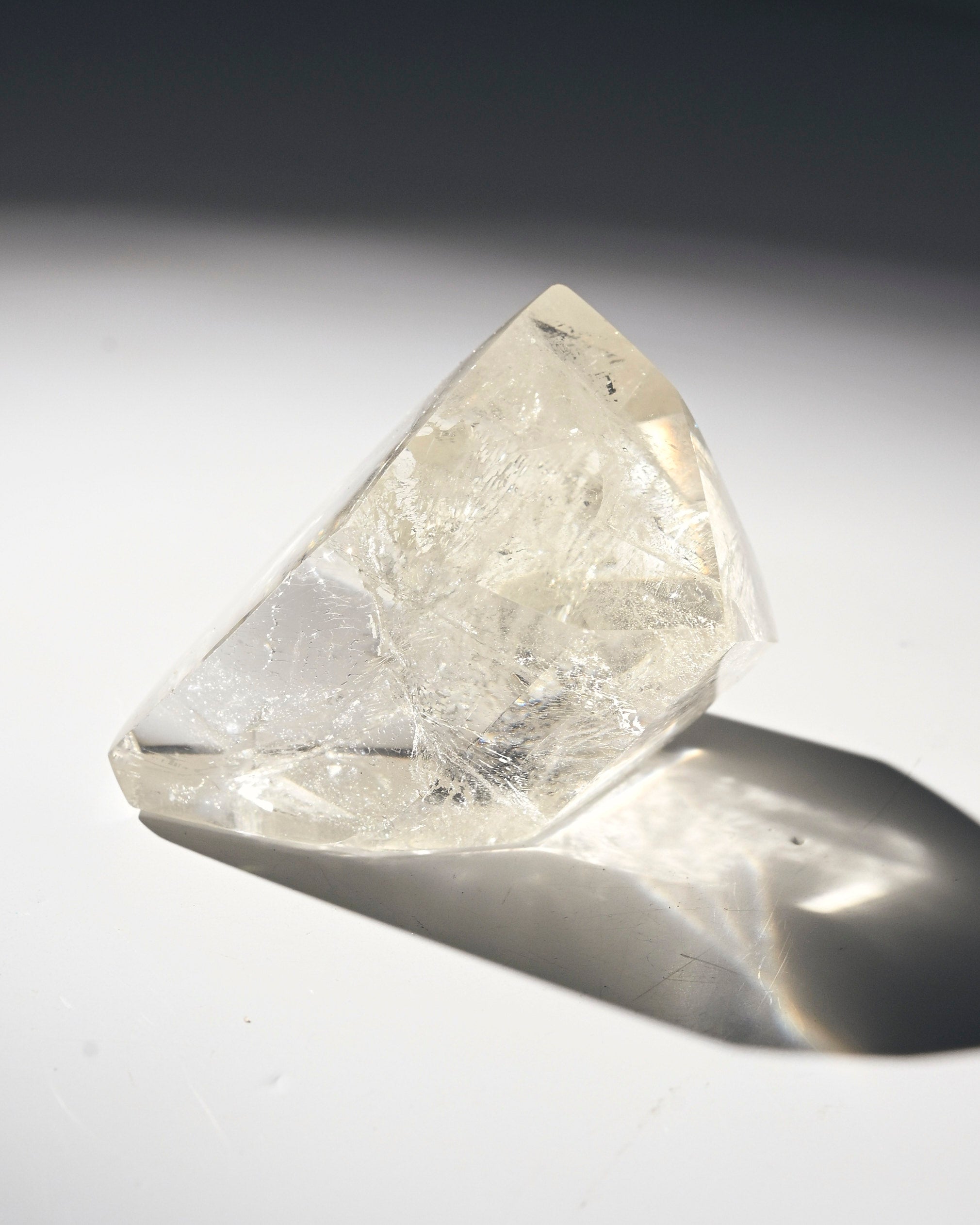 Geometric Quartz Crystal 3 Inch - Natural Healing Stone for Home Decor, Meditation & Spiritual Gifts | Perfect for Office Desk, Yoga Space & Feng Shui