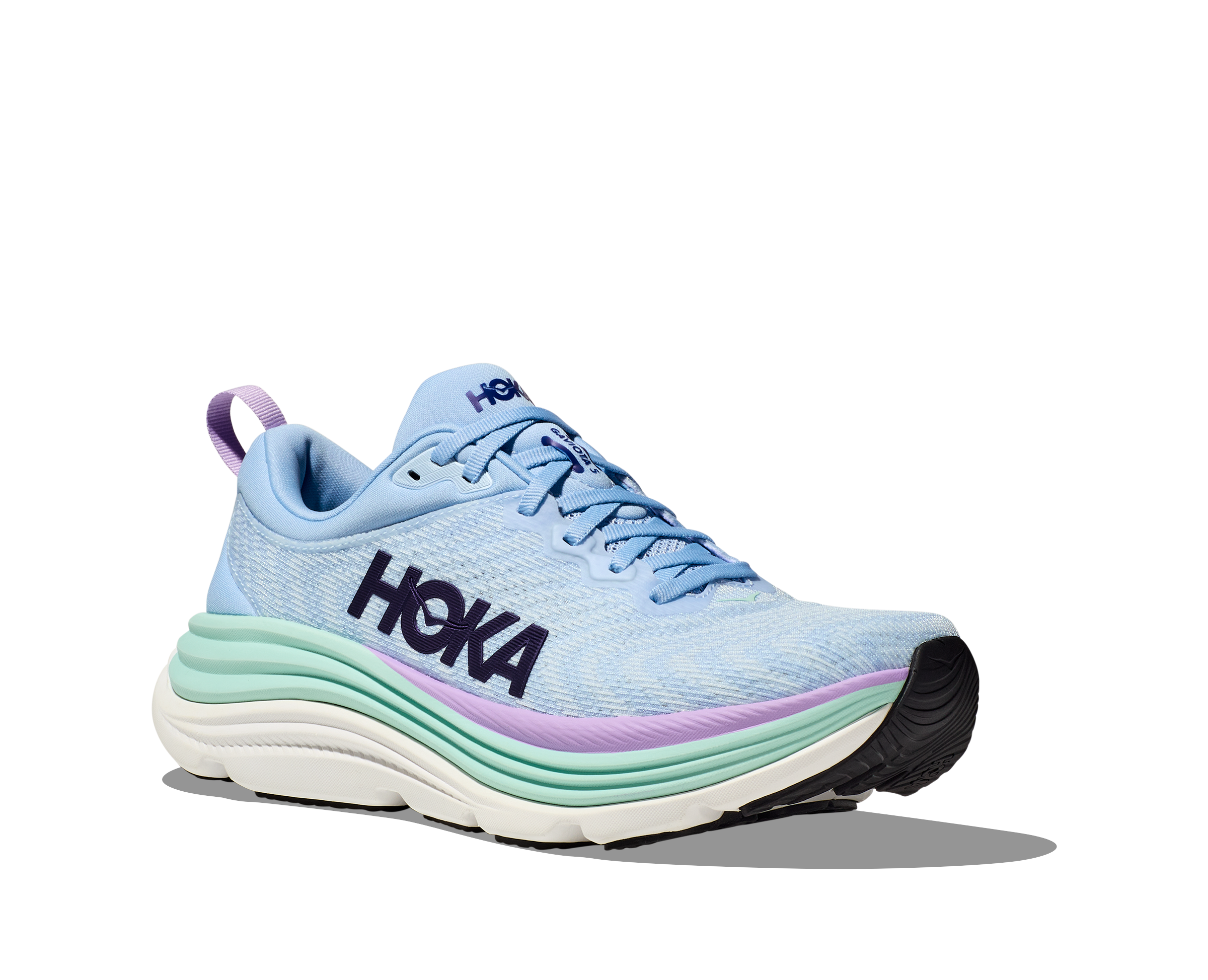 **Women's Gaviota 5 WIDE Running Shoes - ABSO Airy Blue/Sunlit Ocean - Comfortable & Supportive for Walking, Jogging & Gym Workouts**