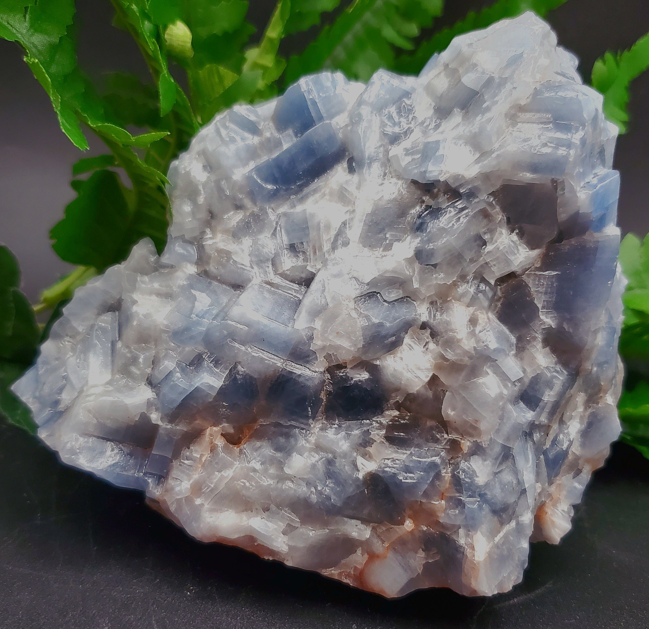 Natural Blue Calcite Crystal - 5 Pieces Set for Healing, Meditation & Home Decor | Perfect for Reiki, Chakra Balancing & Spiritual Gifts