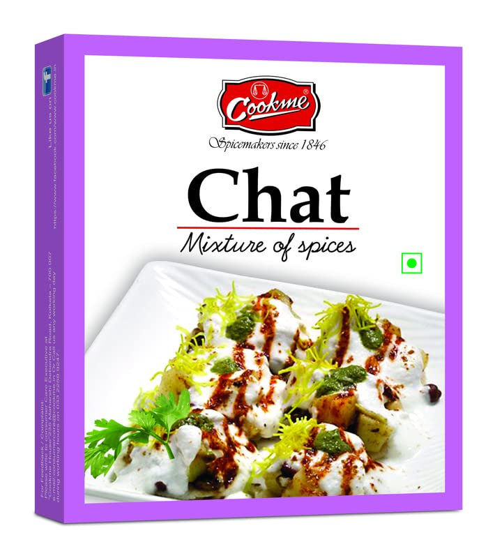 Cookme Chat Masala Powder 100g - Tangy Spice Blend for Snacks & Salads | Fresh Aromatic Seasoning for Indian Cuisine