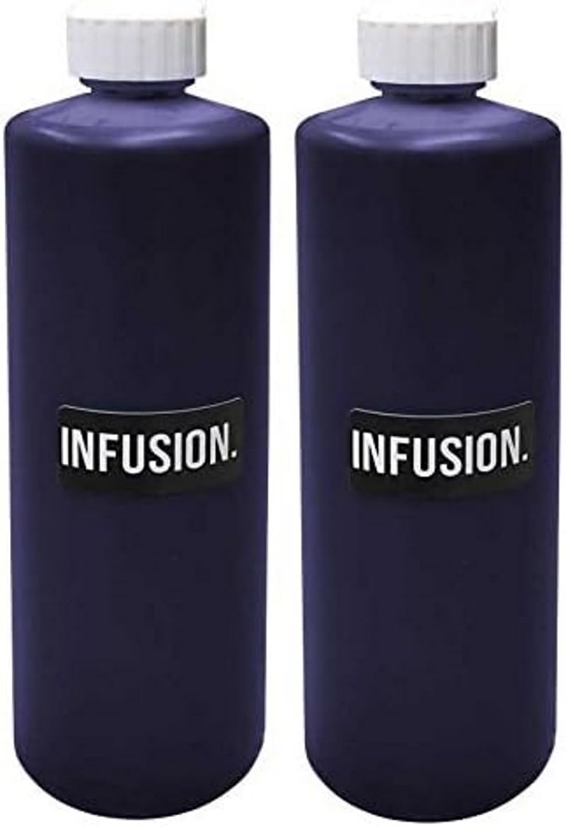 Navy Blue Infusion Stamp Ink Refill - 16 oz (2-Pack) | Premium Quality for Rubber Stamps & Craft Projects | Ideal for Scrapbooking, Card Making & Office Use