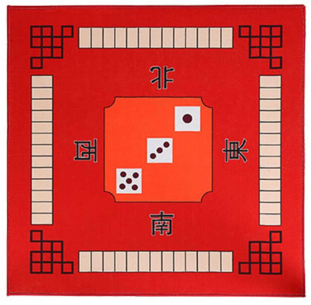 Premium Thickened Mahjong Mat - 79x79cm Non-Slip Game Table Cover for Mahjong, Poker, Cards, Board & Tile Games | Noise Reduction & Desktop Protection | Perfect for Game Nights, Family Gatherings & Casino Parties