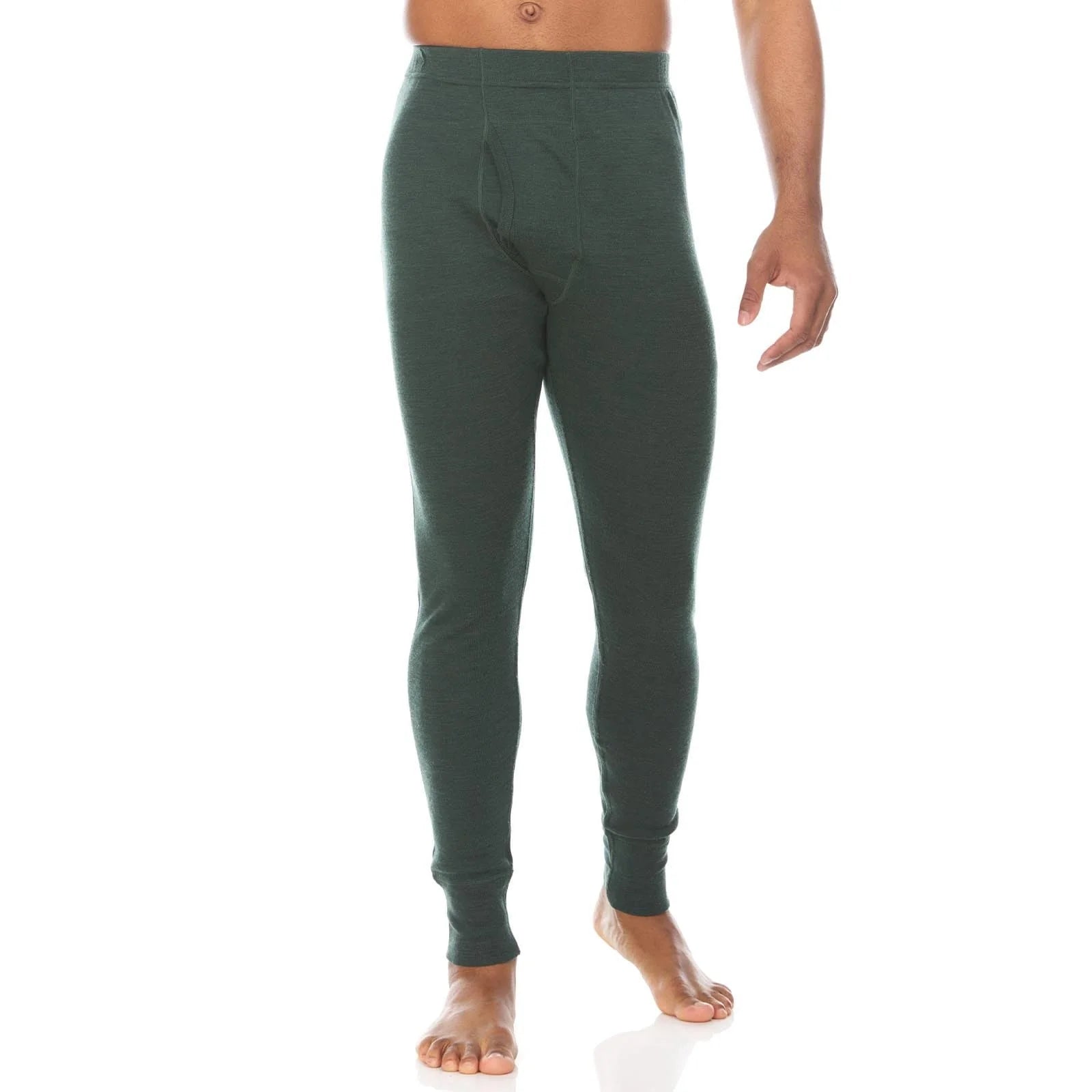 Men's Merino Wool Kancamagus Midweight Base Layer Pants - Warm Thermal Underwear for Hiking, Skiing & Winter Outdoor Activities