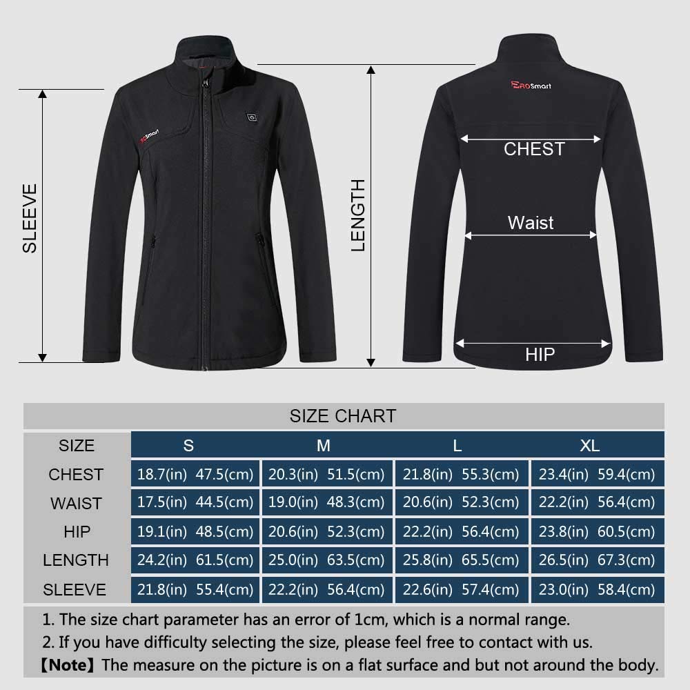 PROSmart Women's Heated Jacket - Rechargeable 12V Battery Operated Winter Coat, Waterproof Electric Warming Jacket with Battery Pack | Perfect for Outdoor Activities, Skiing, Hiking & Cold Weather Commutes