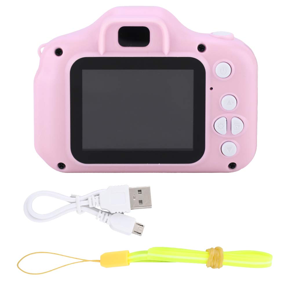Wosune HD 1080P Kids Digital Camera - Portable Toy Camera for Children with Multi-Language Support | Perfect for Scenery Photography, Travel & Outdoor Adventures (Pink)