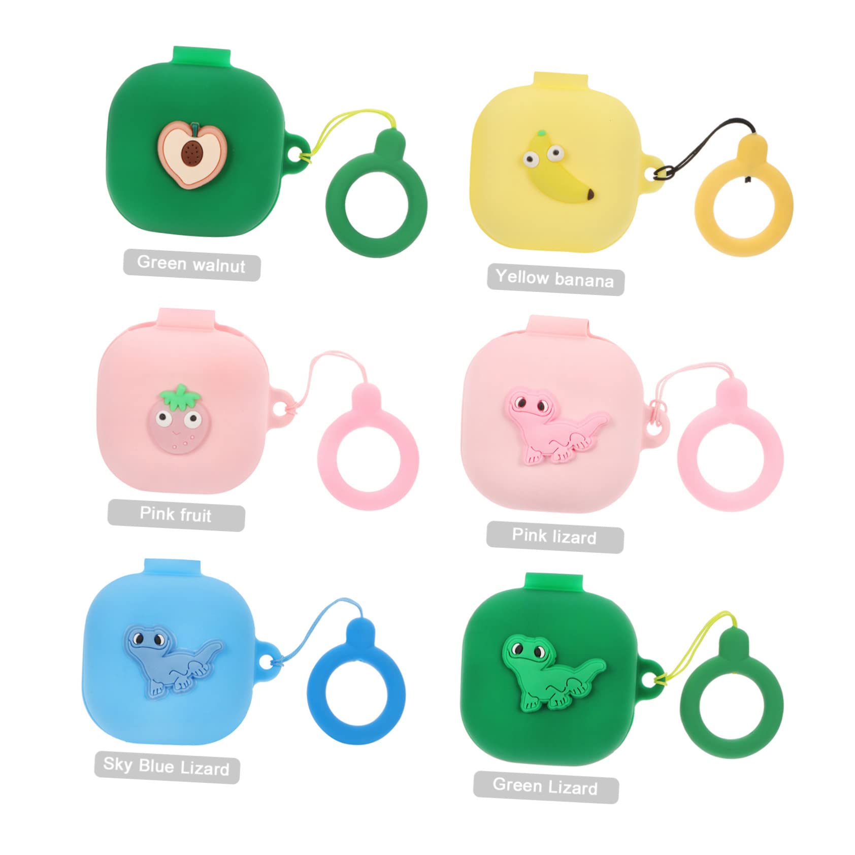 Hemobllo 3 Pack Silicone Earbud Case Cover - Soft Protective Holder for AirPods & Wireless Earbuds - Durable, Non-Slip Grip for Daily Use, Travel & Workout Protection