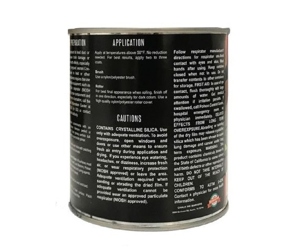 Chalk Ink Chalkboard Paint - Matte Black Quart (32 oz) for DIY Home, Kitchen, Classroom & Office Decor Projects