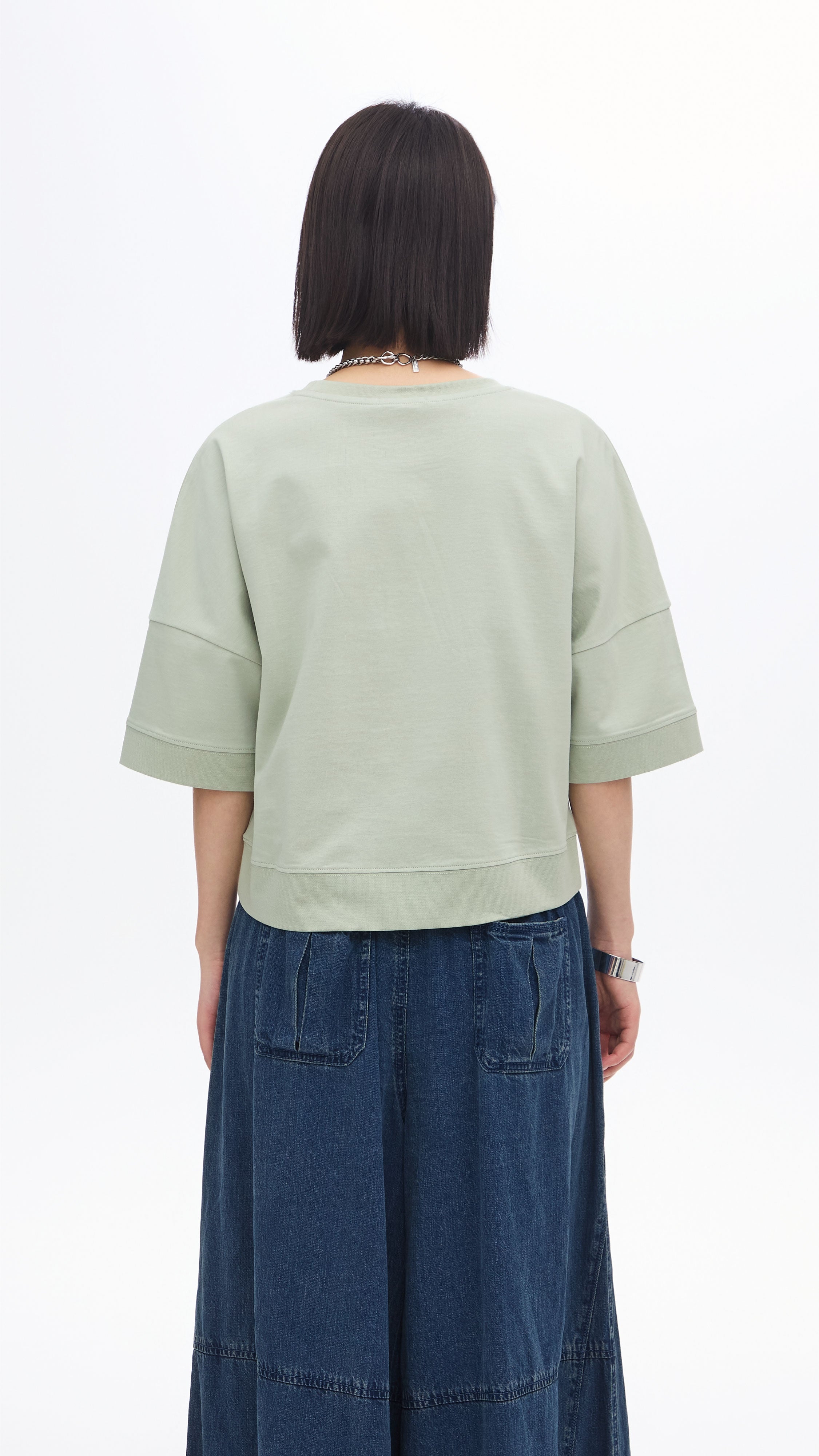 Mariko Enomoto Printed Puff Sleeve Tee - Women's Fashion Blouse with Unique Design | Perfect for Casual Outings, Office Wear & Date Nights