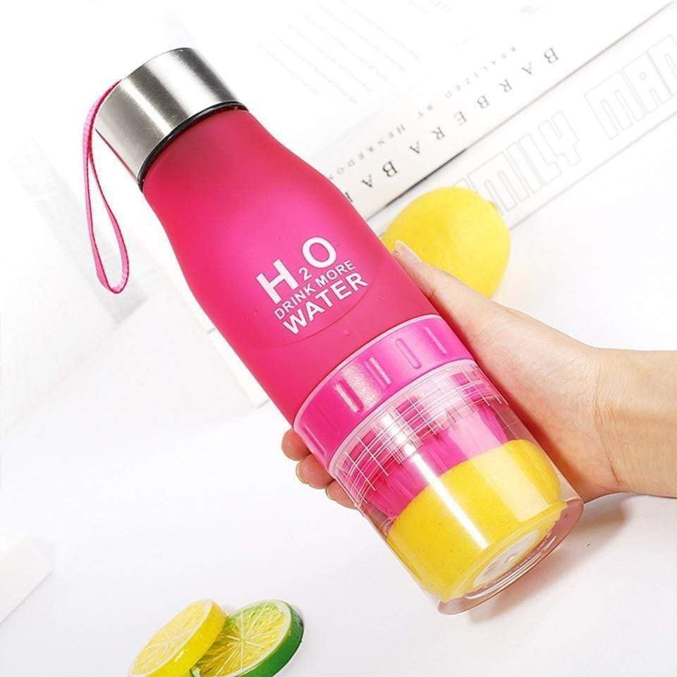 Transhome 650ml BPA-Free Plastic Fruit Infuser Water Bottle - Perfect for Gym, Hiking & Daily Hydration