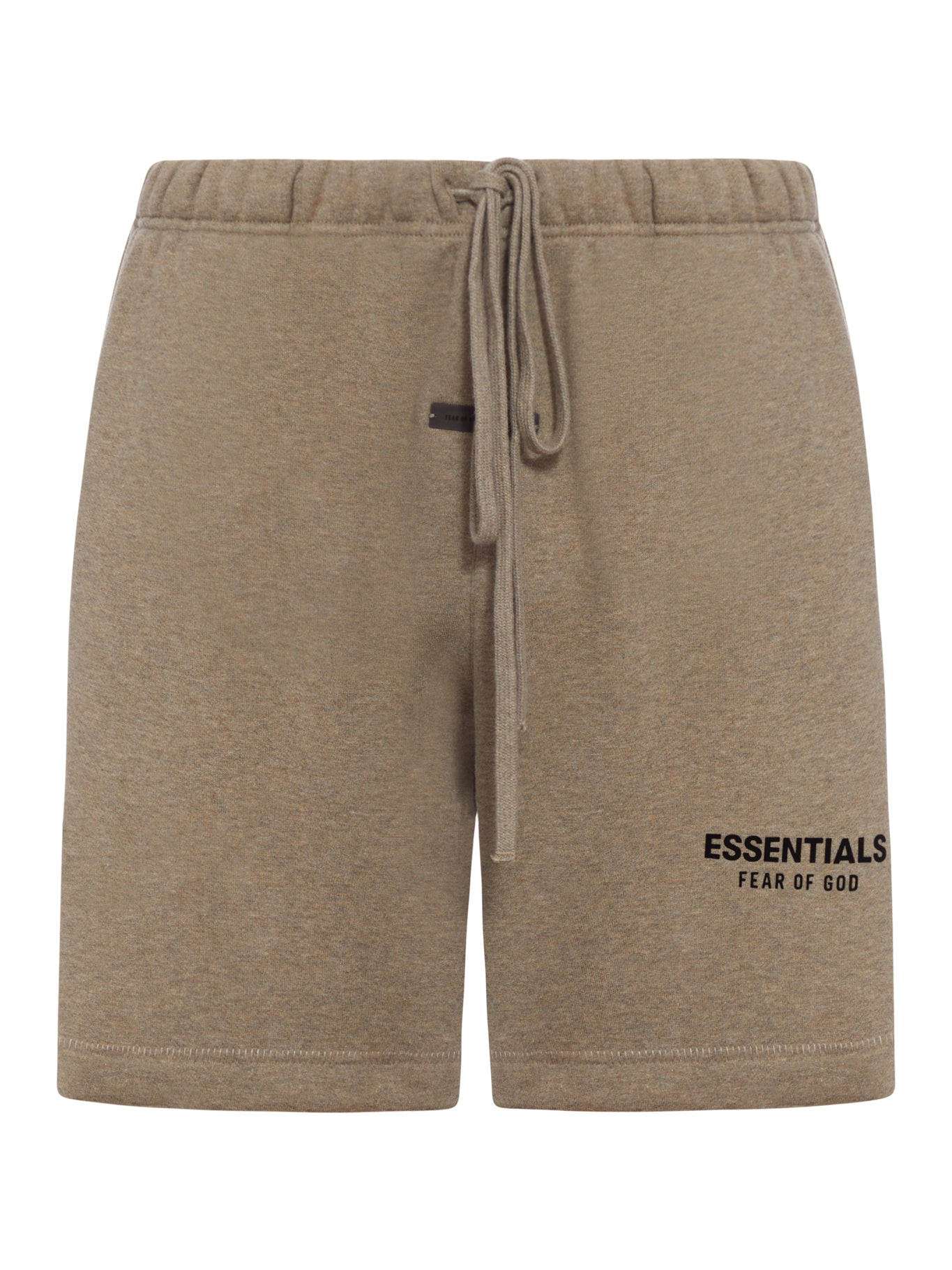 Fear of God Essentials Fleece Shorts for Men - Nude Neutrals 160AS252001F Homestead Heather | Comfortable Lounge & Casual Wear for Home, Gym, and Outdoors