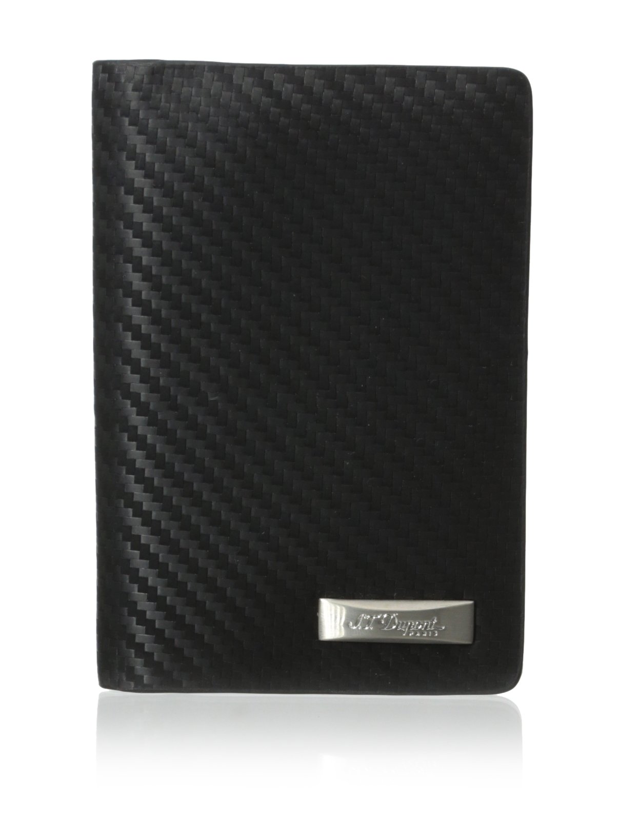 Premium S.T. Dupont Black Leather Business & Credit Card Holder - Slim Wallet for Men | Perfect for Office, Travel & Everyday Use (Model 170004)