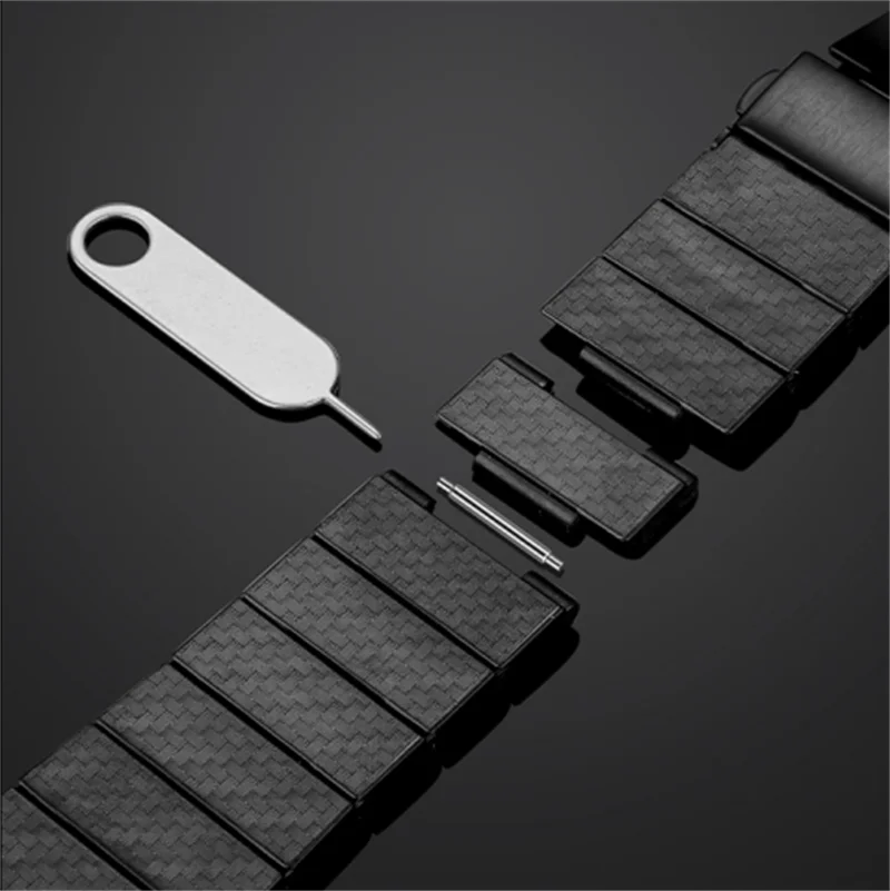 Premium No-Gap Carbon Fiber Strap for Samsung Galaxy Watch 4/5/6 - Lightweight Durable Smartwatch Band for Men & Women - Perfect for Workouts, Running & Everyday Wear