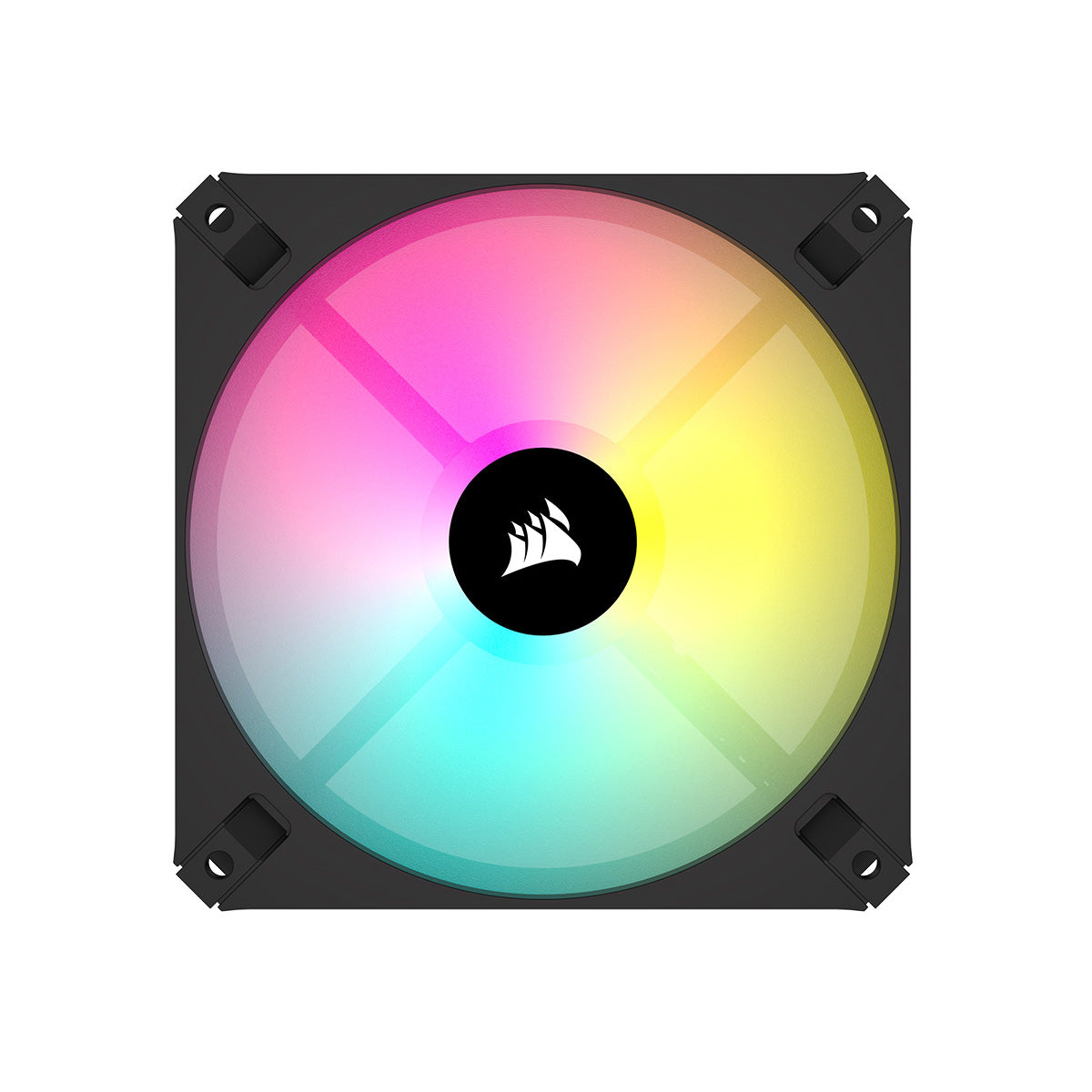 Corsair AR120 120mm iCUE RGB LED PC Cooling Fan 4-Pack with ARGB Compatibility - Perfect for Gaming PC, Case Cooling & Custom RGB Builds