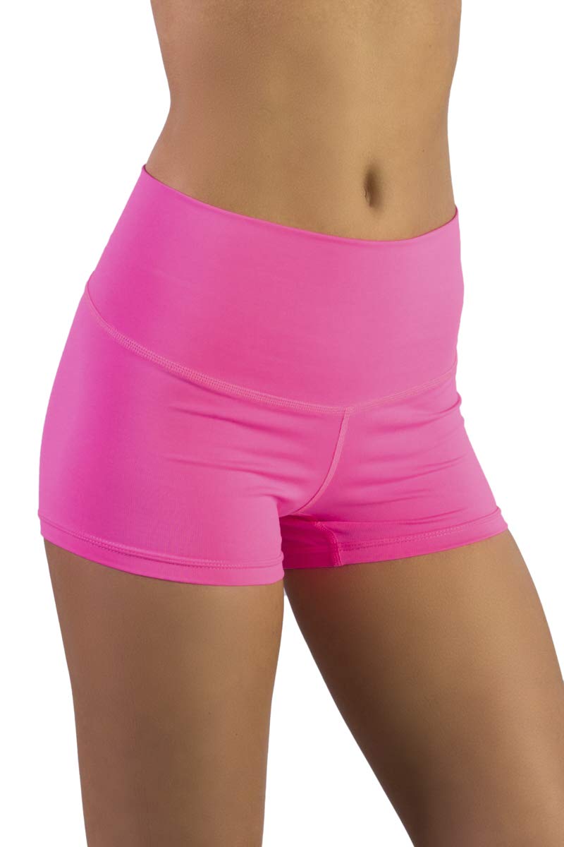 Liakada Women's High-Waisted Yoga Shorts - Breathable Dancewear for Yoga, Dance, Cheerleading & Gymnastics - Perfect for Workouts, Studio Practice & Performance