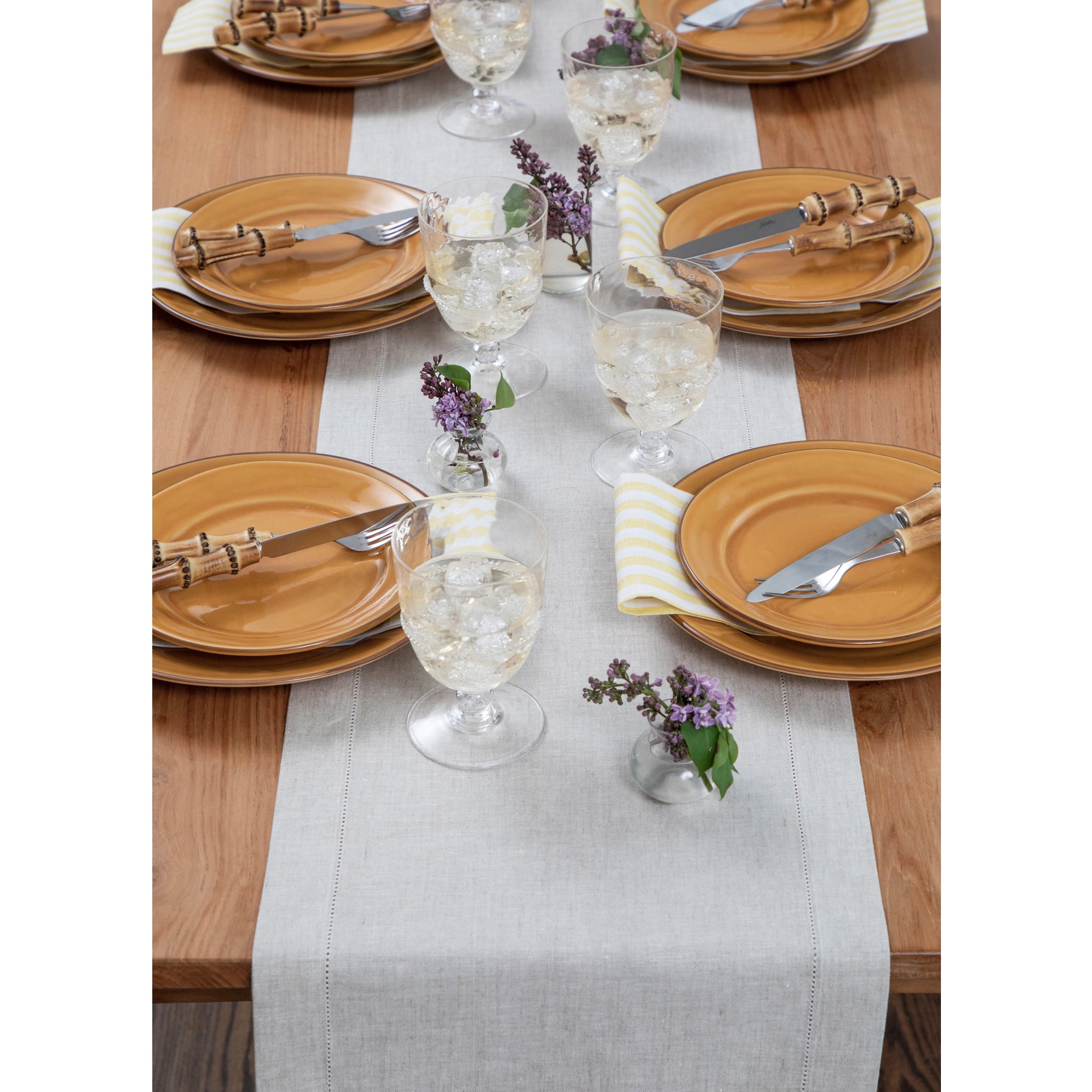 Elegant Medium Weight Hemstitch Table Runner - Perfect for Dining Table Decor, Wedding Centerpieces & Holiday Home Decor