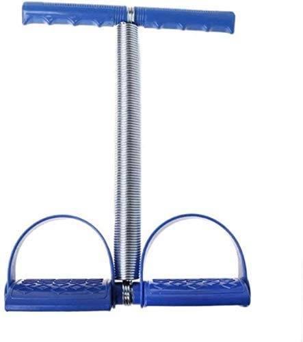 ZCM Elastic Resistance Bands for Sit-Ups, Yoga, Fitness, Stretching & Toning - Abdominal, Leg, Arm & Waist Workout - Blue Exercise Bands for Home Gym, Pilates & Weight Loss Training