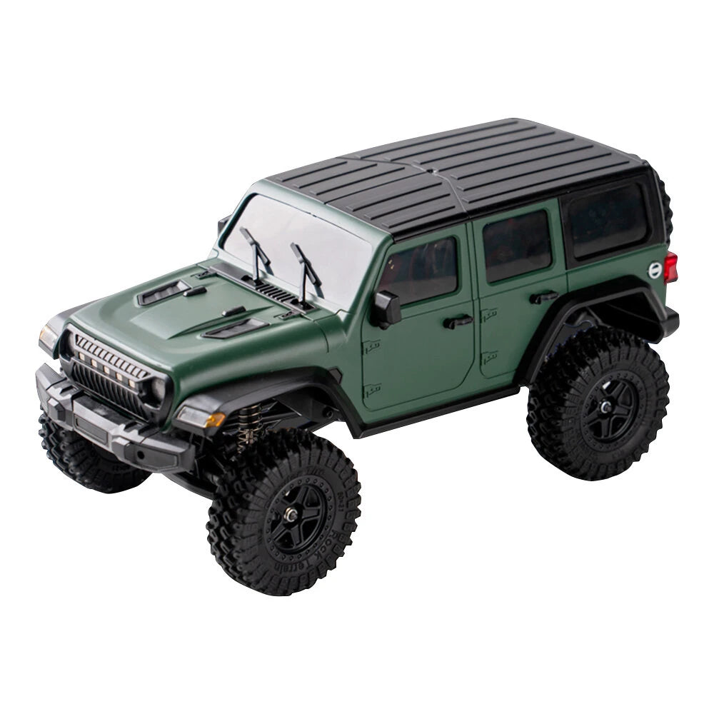 JJRC C8801 1/18 Scale 4WD Remote Control Rock Crawler Truck with LED Lights - Off-Road RC Car for Adults & Kids, Perfect for Trail Crawling, Backyard Adventures and Indoor Racing