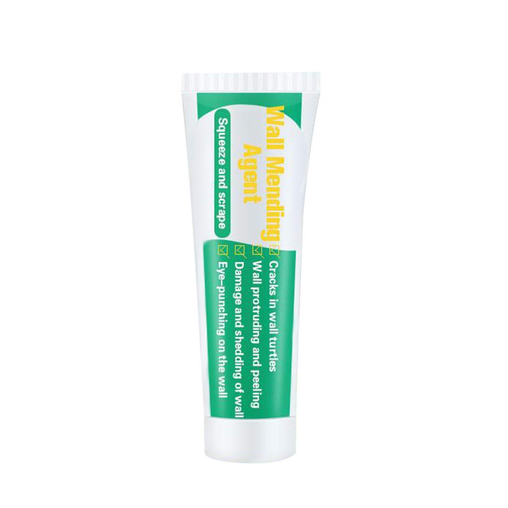 Wall Crack Repair Kit - Fast Drying Wall Mending Agent & Patch Putty for Drywall Holes - DIY Home Improvement Tool for Nail Holes, Cracks & Big Wall Damage (Green, One Size) - Perfect for Apartment Maintenance, Rental Property Repairs & Home Renovation Projects