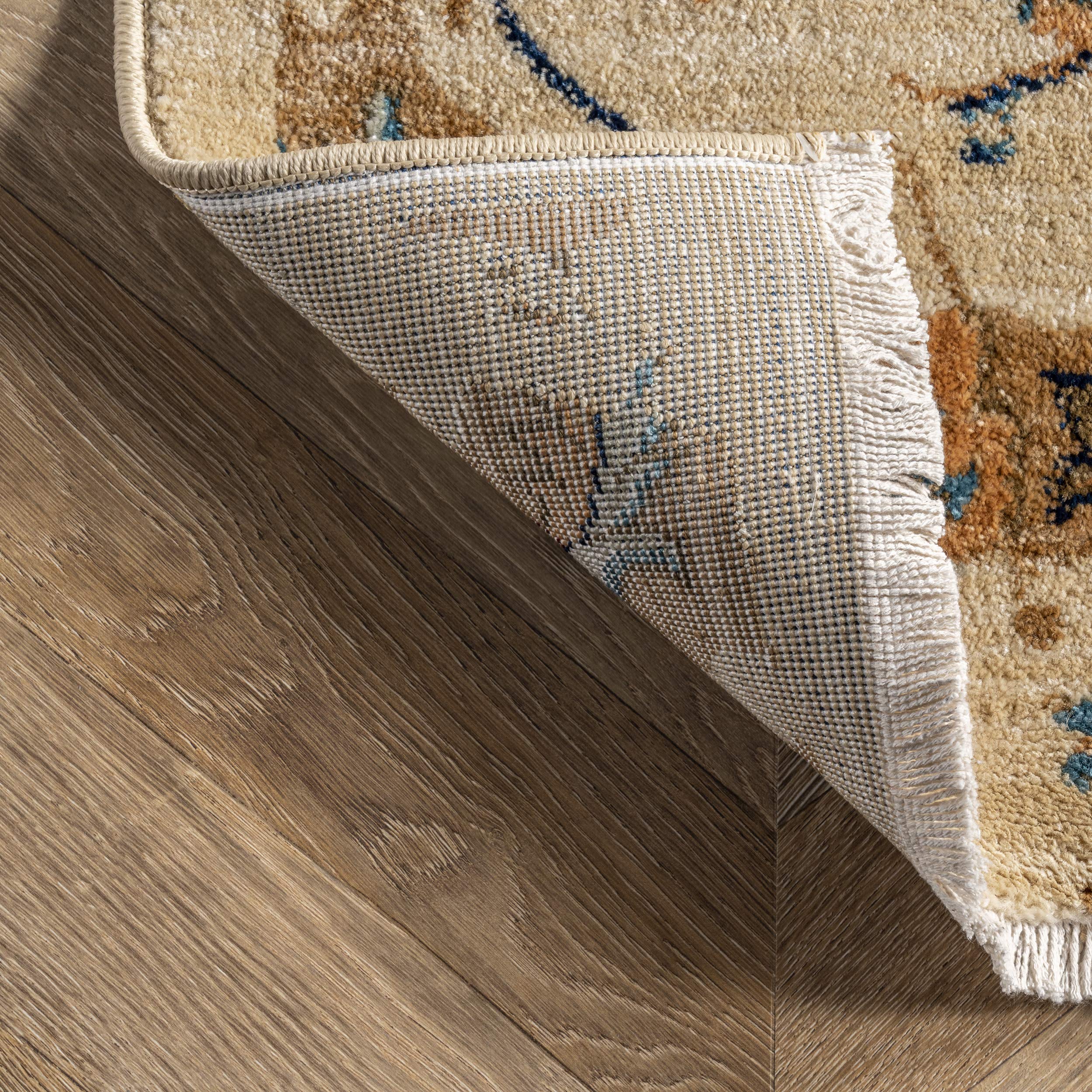 nuLOOM Sebrina Blossom 4x6 Beige Floral Area Rug - Perfect for Living Room, Bedroom & Home Decor