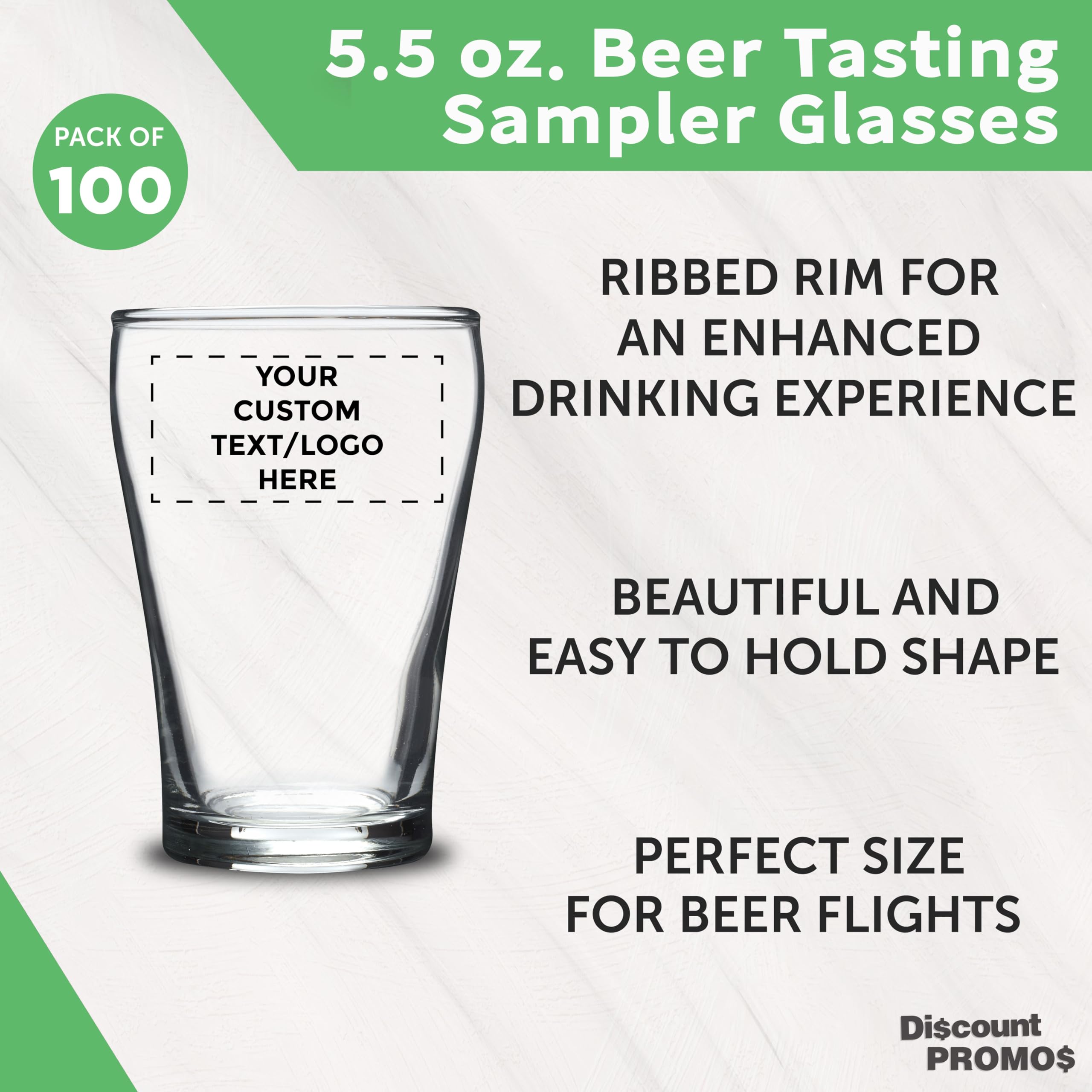 100-Pack Personalized 5.5 oz Custom Shot Glasses - Bulk Clear Glassware for Wedding Favors, Bachelorette Parties, Birthday Celebrations & Corporate Events - Perfect Bar Accessories & Party Supplies