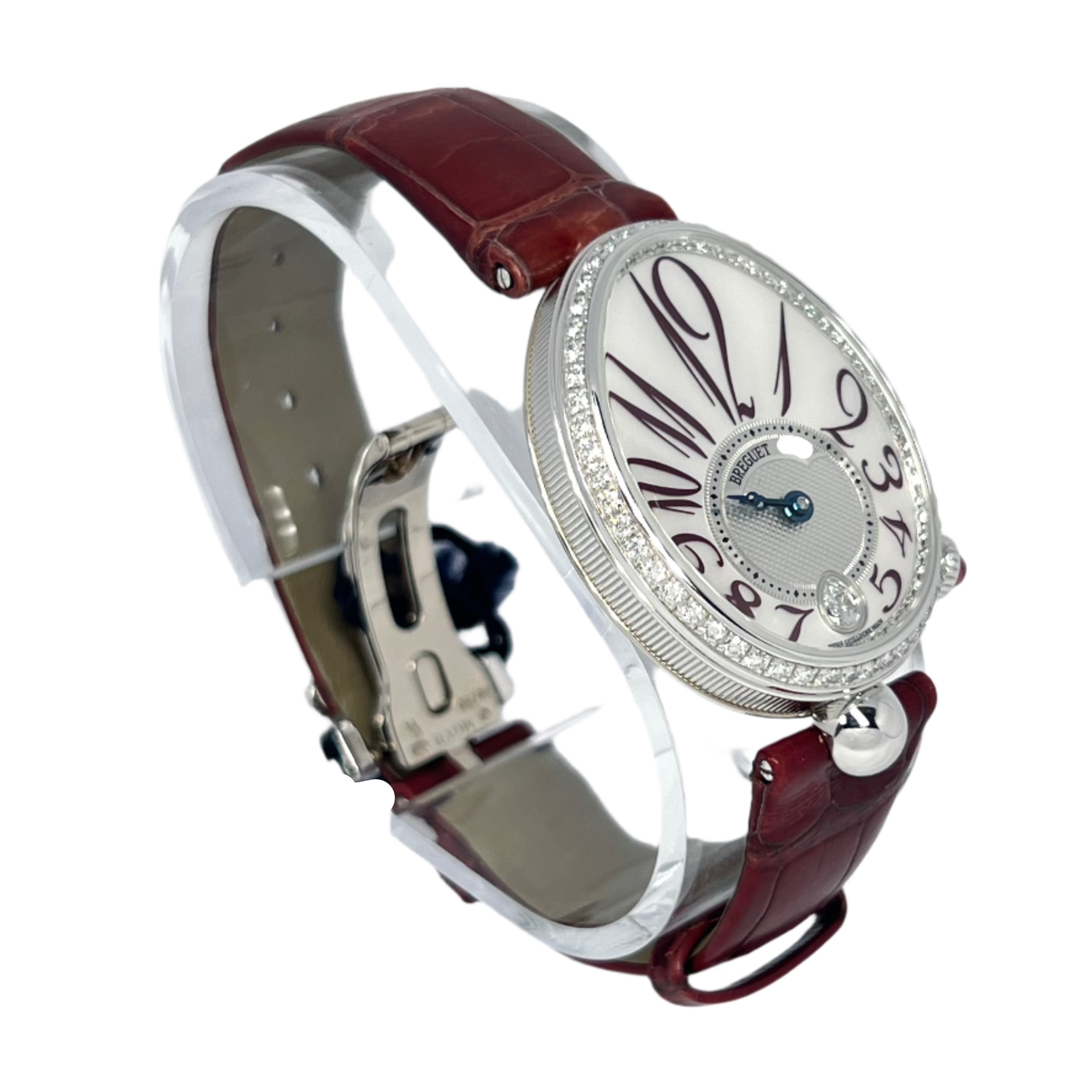 Breguet Reine de Naples 18K White Gold Diamond Ladies Watch - Luxury Women's Timepiece for Elegant Evening Events & Formal Occasions