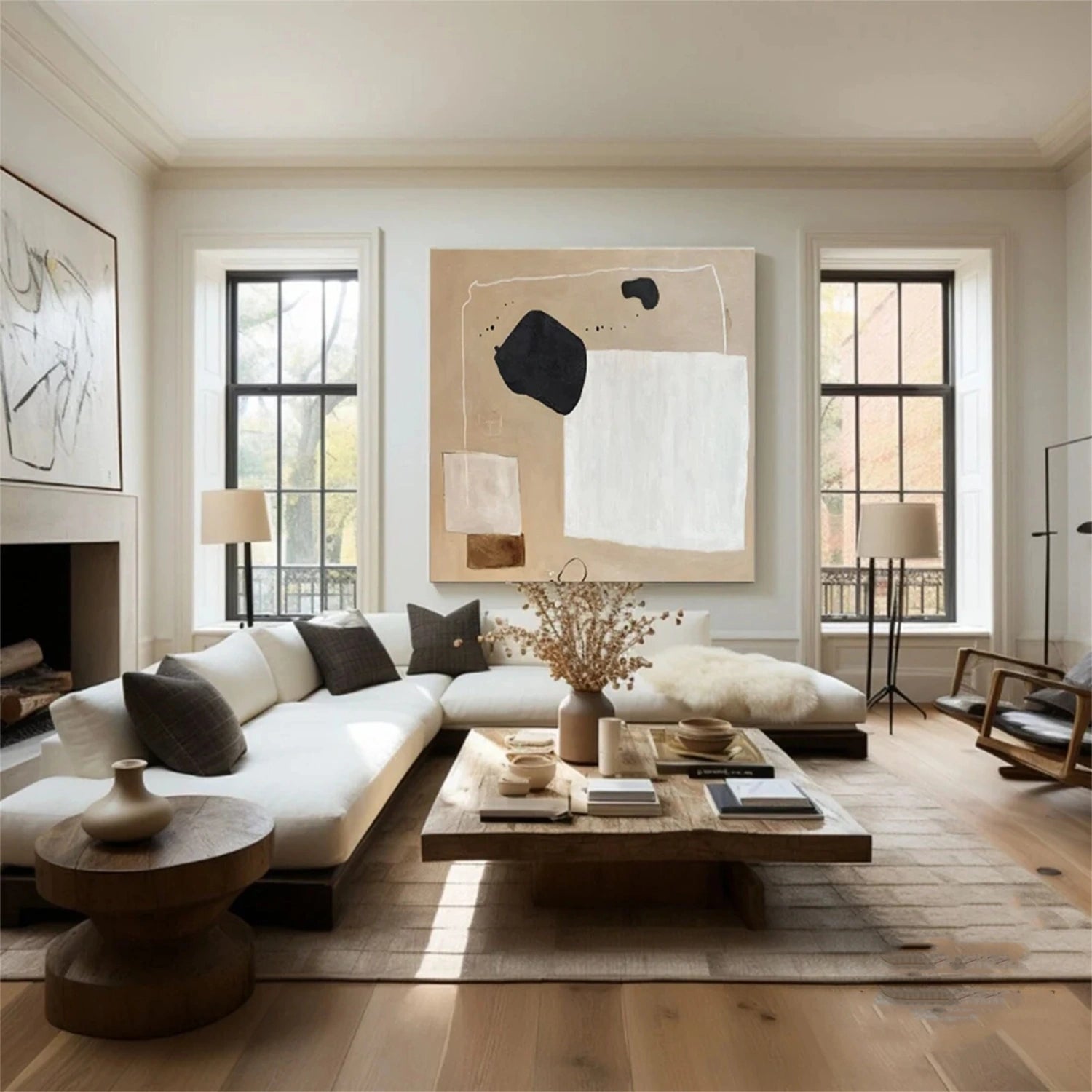 Abstract Tranquility Wall Art Print #WS238 - Modern Home Decor for Living Room, Bedroom & Office