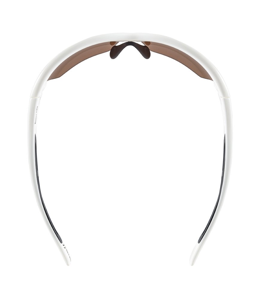 Bolle Tempest Polarized Sunglasses - Shiny White Frame with Modulator Lens for UV Protection - Perfect for Running, Cycling & Outdoor Sports