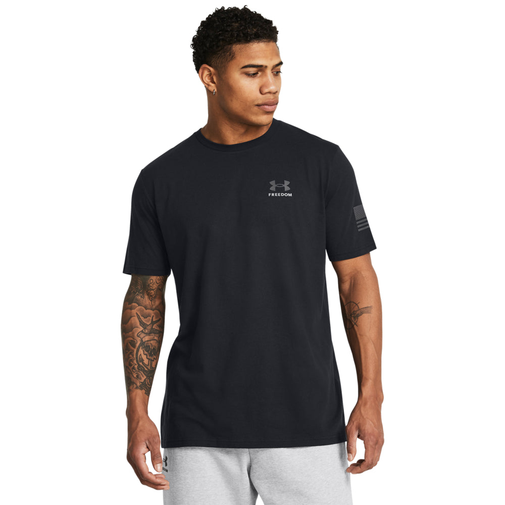 Men's Under Armour Freedom By 1775 T-Shirt - Moisture-Wicking Performance Shirt for Gym, Running & Workouts | Patriotic American Flag Design