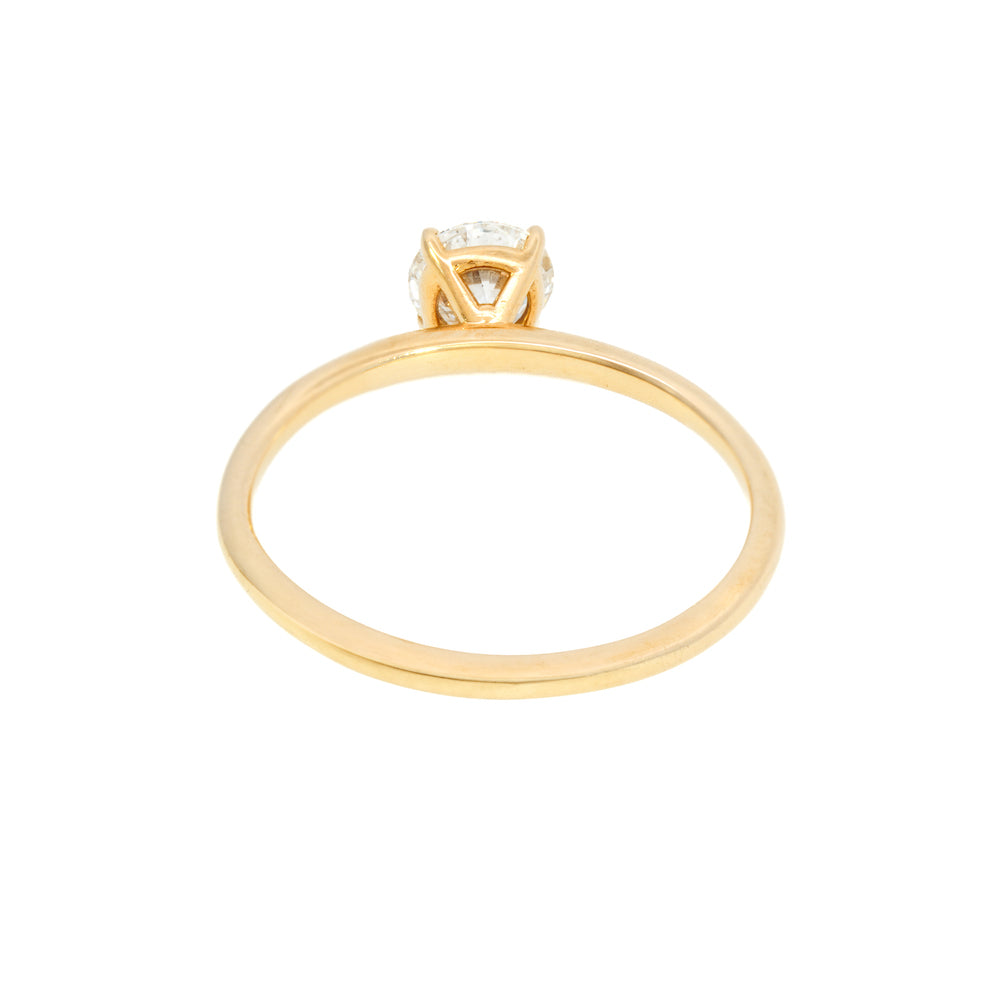 0.50 Carat Natural Diamond Solitaire Engagement Ring for Women - 14K White Gold Wedding Band, Proposal Gift for Her - Perfect for Anniversaries, Valentine's Day & Special Occasions