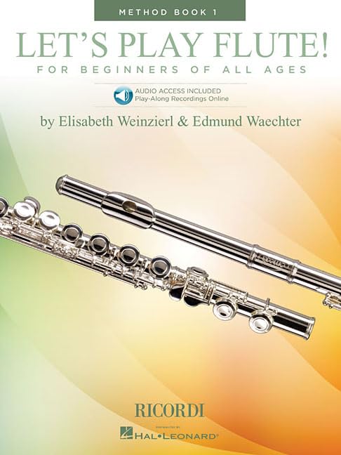 Let's Play Flute! - Beginner's Method Book 1 with Online Audio - Perfect for Self-Study, Music Lessons & Home Practice