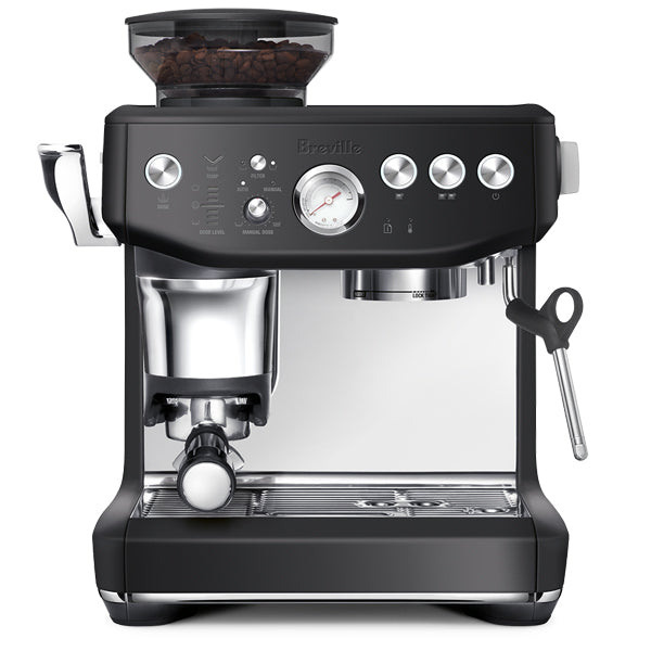 Breville Barista Express Impress Espresso Machine - Semi-Automatic Coffee Maker with Built-in Grinder for Home Baristas | Perfect for Espresso, Latte & Cappuccino at Home or Office