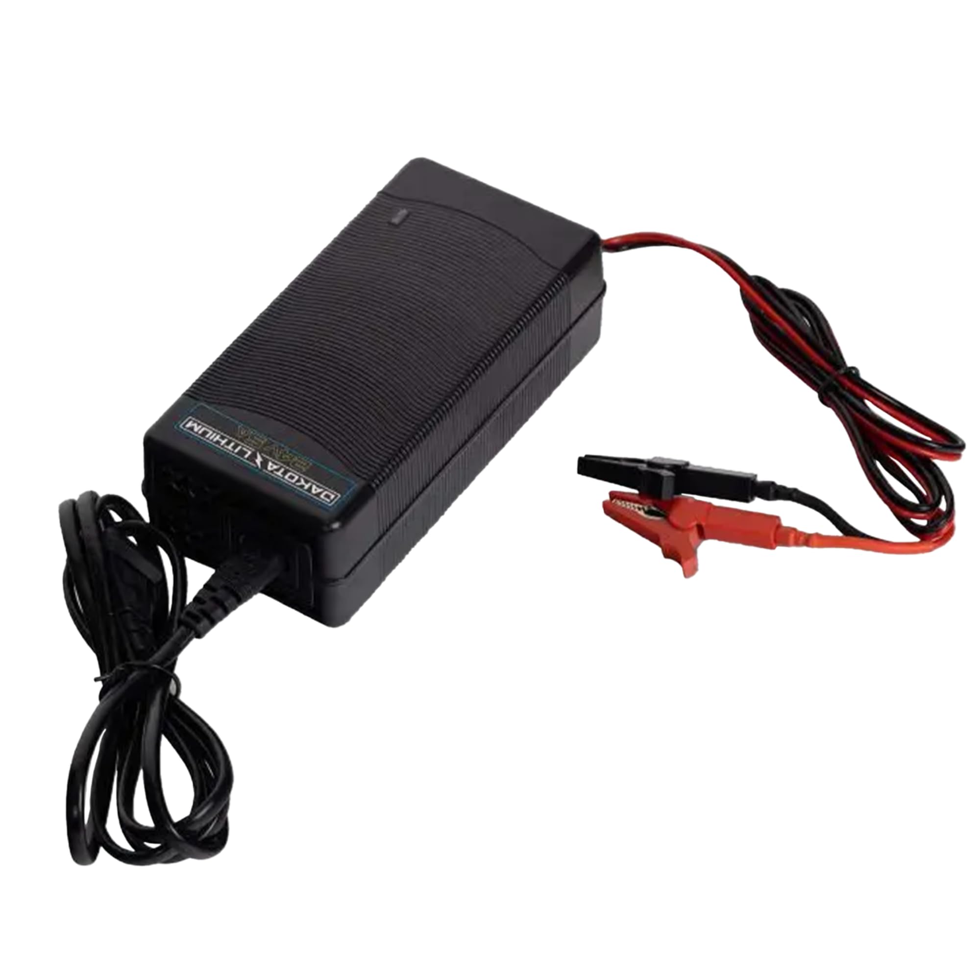 Dakota Lithium 24V 5A LiFePO4 Battery Charger - Fast Charging for Deep Cycle Lithium Batteries (Li-ion/LTO Compatible) - Perfect for RVs, Boats & Solar Power Systems