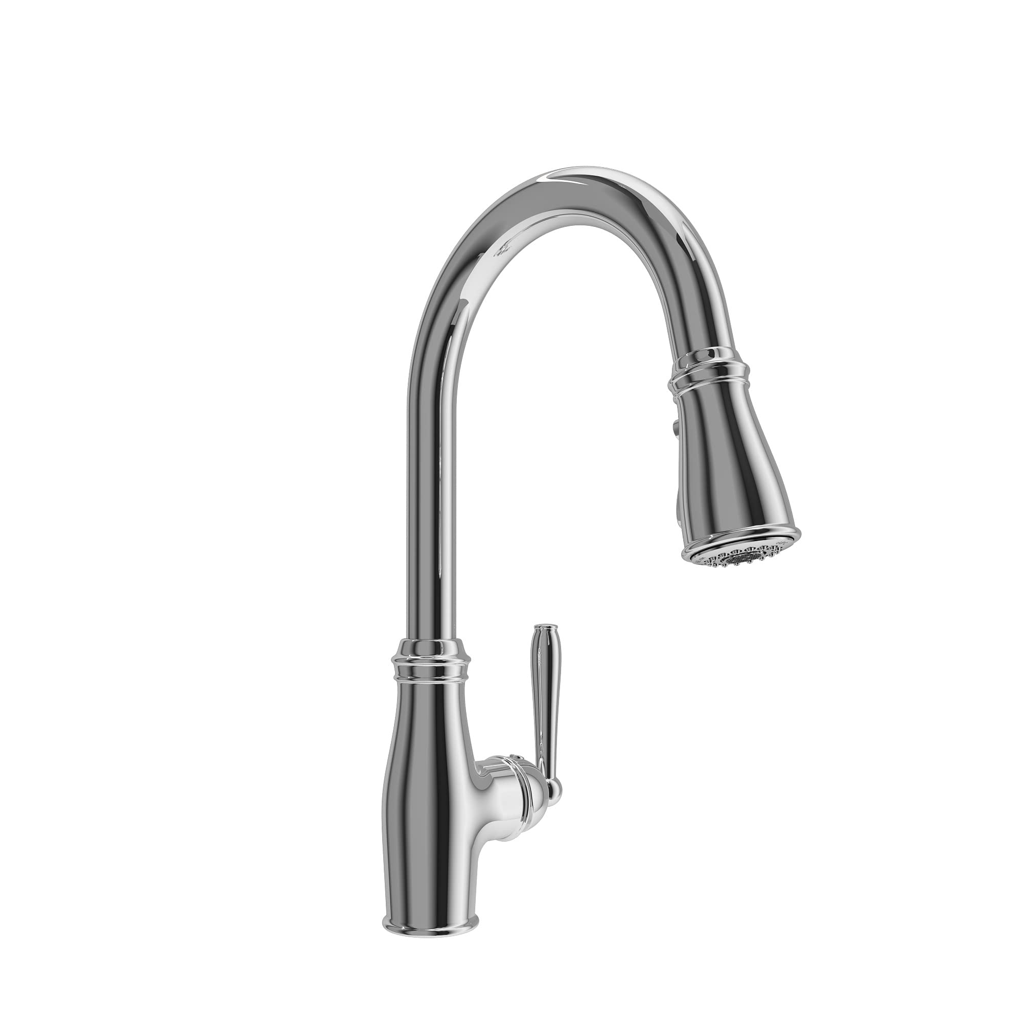 BOCCHI Belsena 2.0 Pull-Down Chrome Kitchen Faucet - High Arc Modern Design for Easy Washing & Cooking | Perfect for Home, Restaurant & Commercial Kitchens