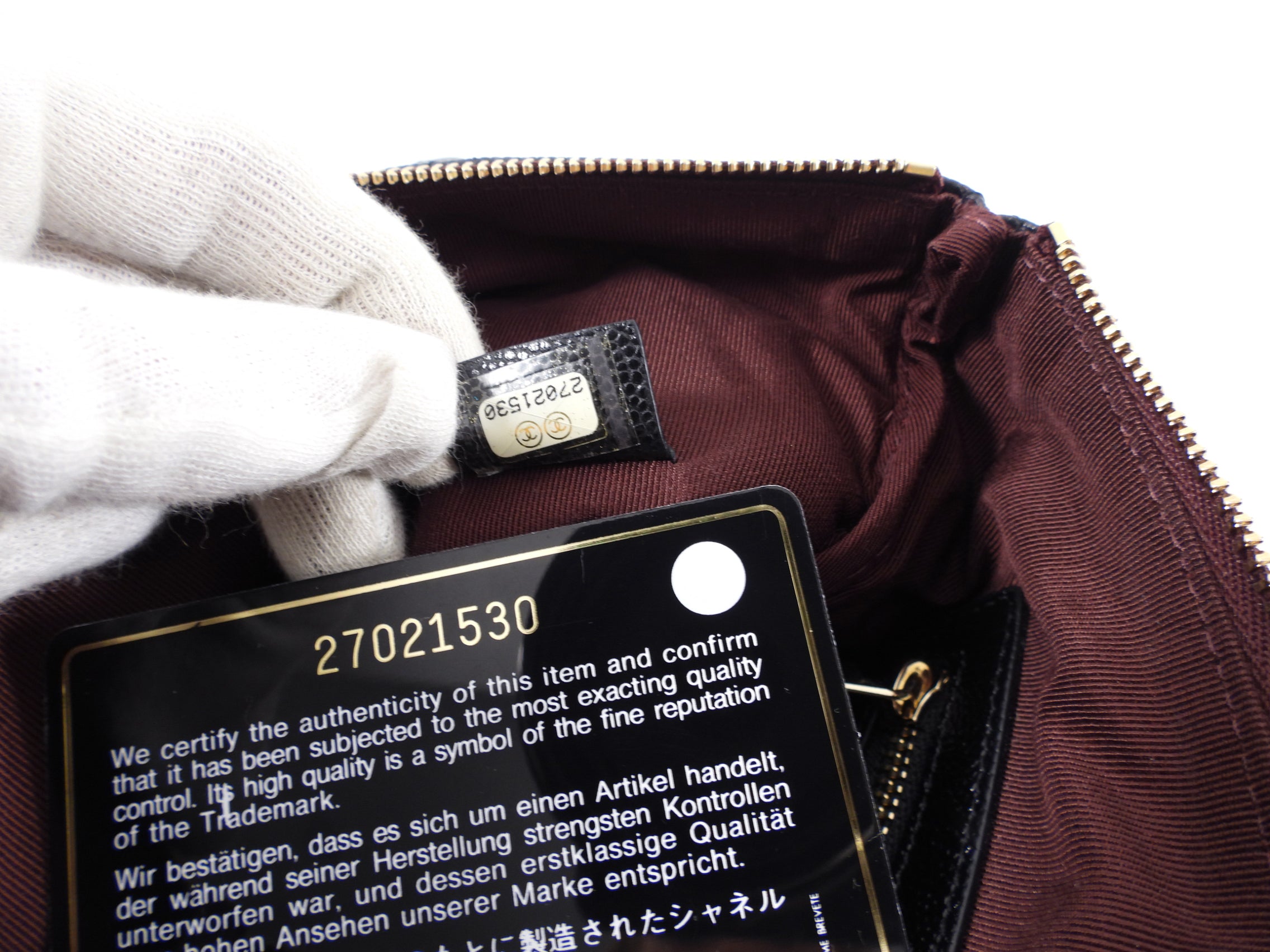 Chanel Black Caviar Leather Medium O Case - Luxury Handbag for Women, Perfect for Everyday Use & Special Occasions