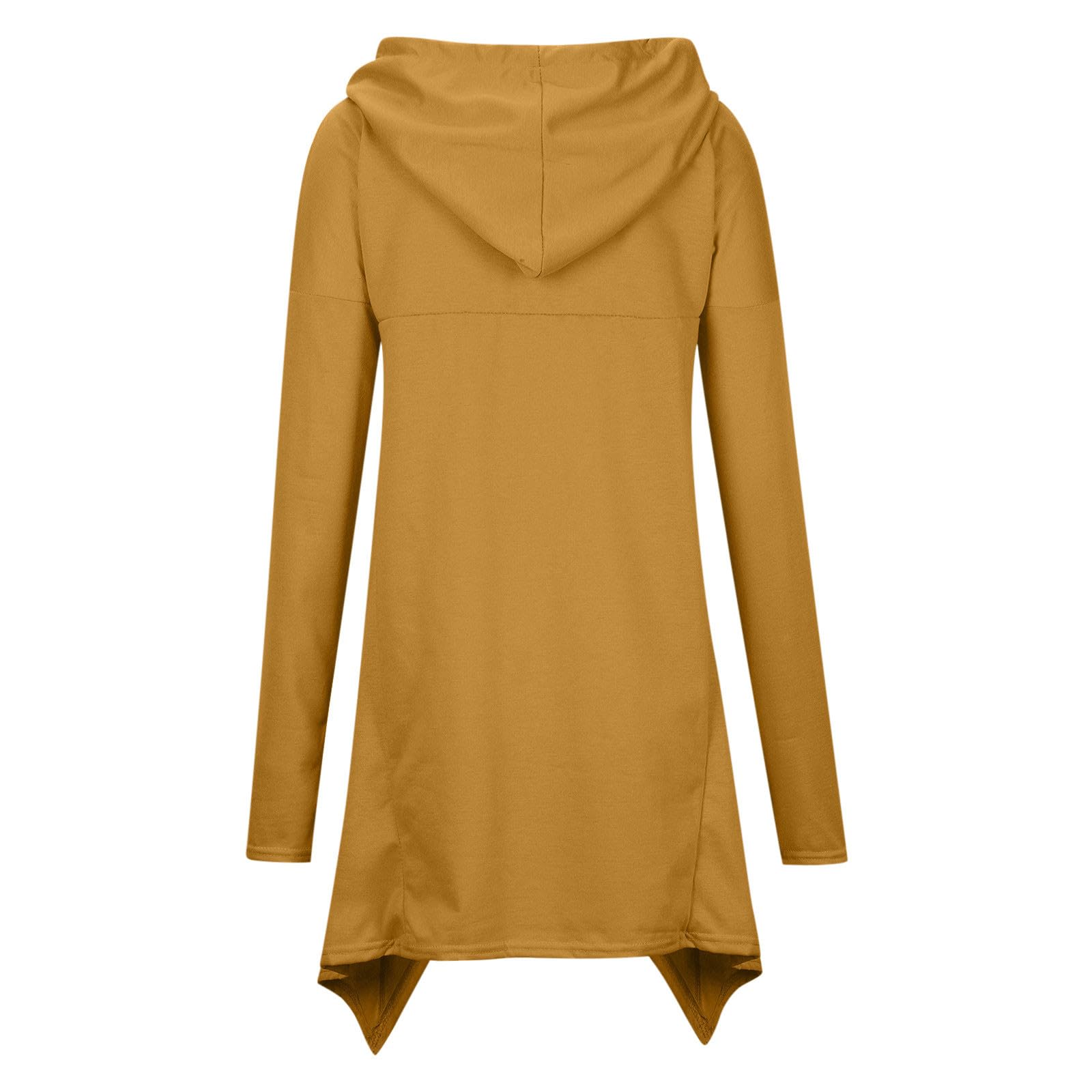 Women's Gothic Oversized Hooded Sweatshirt - Long Sleeve Turtleneck Y2K Graphic Hoodie for Fall 2023 | Cute Fashion Pullover for Streetwear, Casual Outfits & Layering in Cool Weather