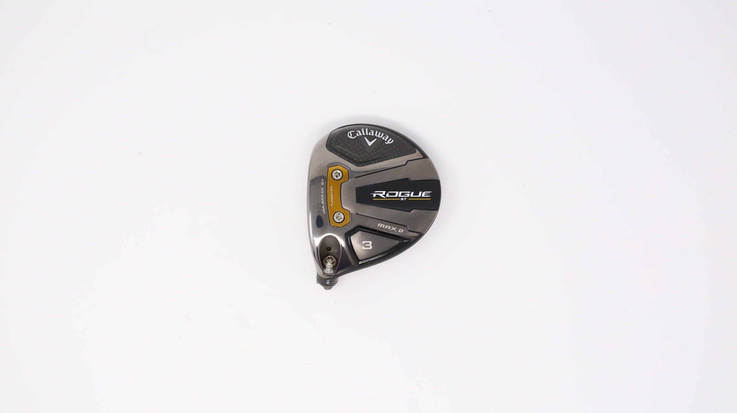 Used Callaway Rogue ST Max Draw Fairway Wood 16° Left-Handed Golf Club Head Only - Perfect for High Handicappers & Draw Bias Players on the Fairway