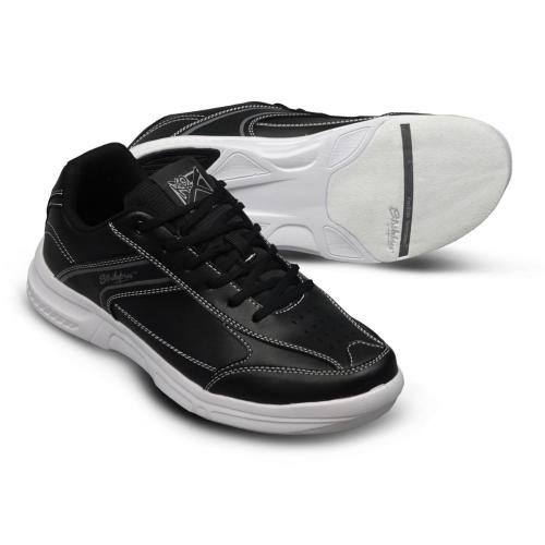 KR Strikeforce Flyer Lite Black Bowling Shoes - Men's & Women's Slip-Resistant Athletic Shoes for League Play & Tournament Bowling
