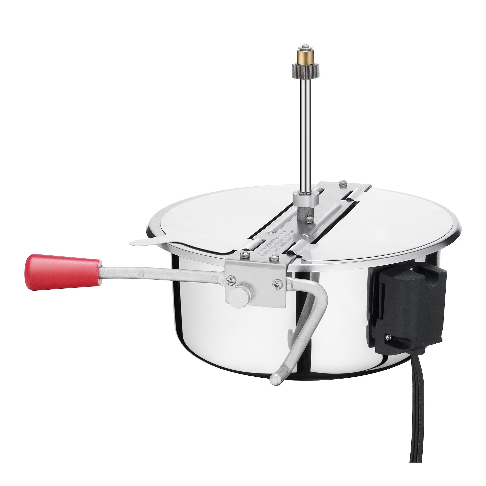Superior Popcorn Machine 3 Gallon with 8oz Kettle - Commercial Countertop Popcorn Popper with Warming Tray & Scoop - Perfect for Movie Nights, Parties, and Concession Stands (Red)