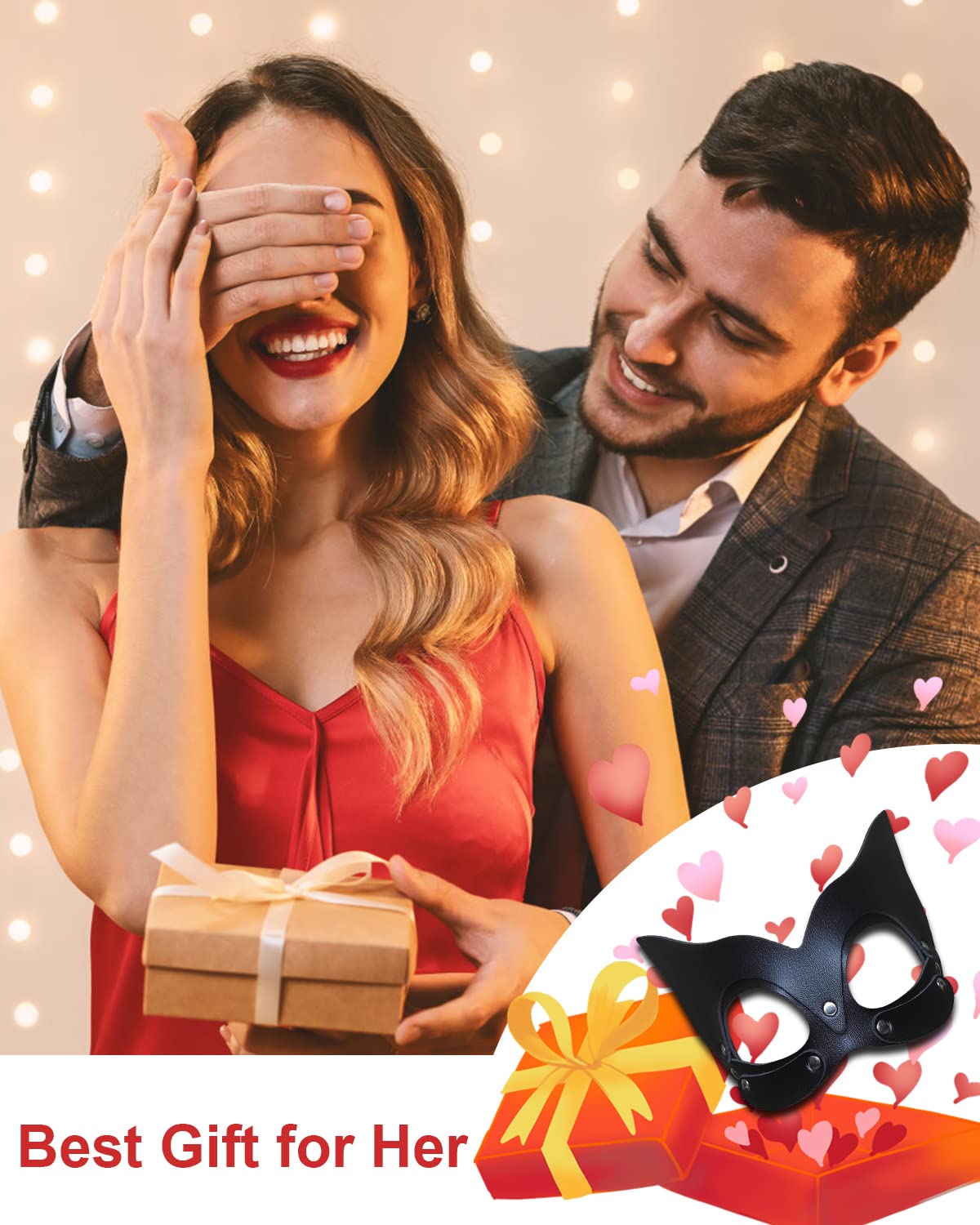 Stegosaurus Cat Mask for Women - Elegant Bunny & Cat Face Masquerade Mask for Night Club, Cocktail Party, Cosplay & Halloween Costume Accessories