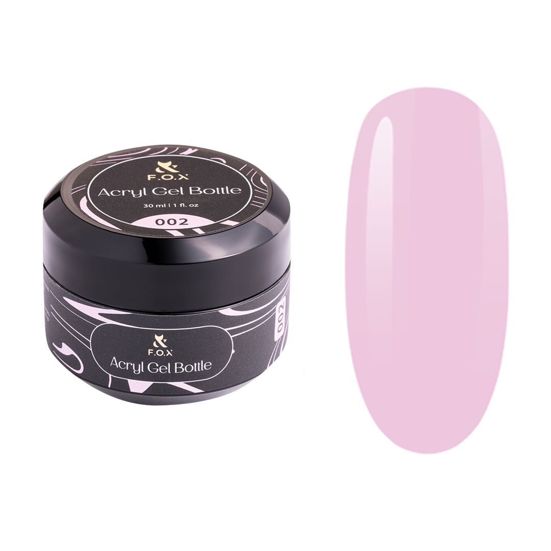 F.O.X Acrylic Gel Nail Polish Bottle 002 - 30ml for Professional Nail Art & DIY Manicures at Home | Salon Quality & Long-Lasting