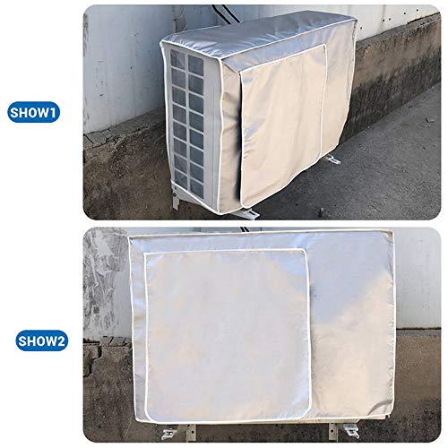 Waterproof & Dustproof Outdoor Air Conditioner Cover for Window AC Units & Mini Split Systems - All-Weather Protection for Year-Round Use