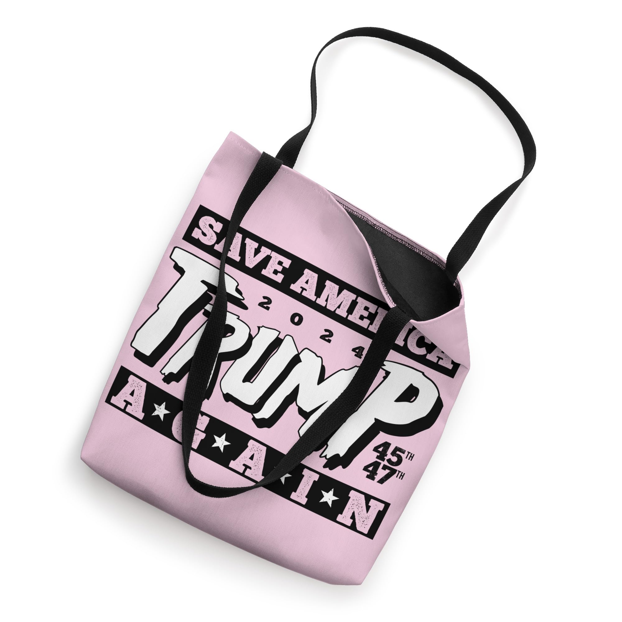 Trump 2024 Tote Bag - Stylish Reusable Shopping Bag for Political Campaigns, Groceries & Beach Outings
