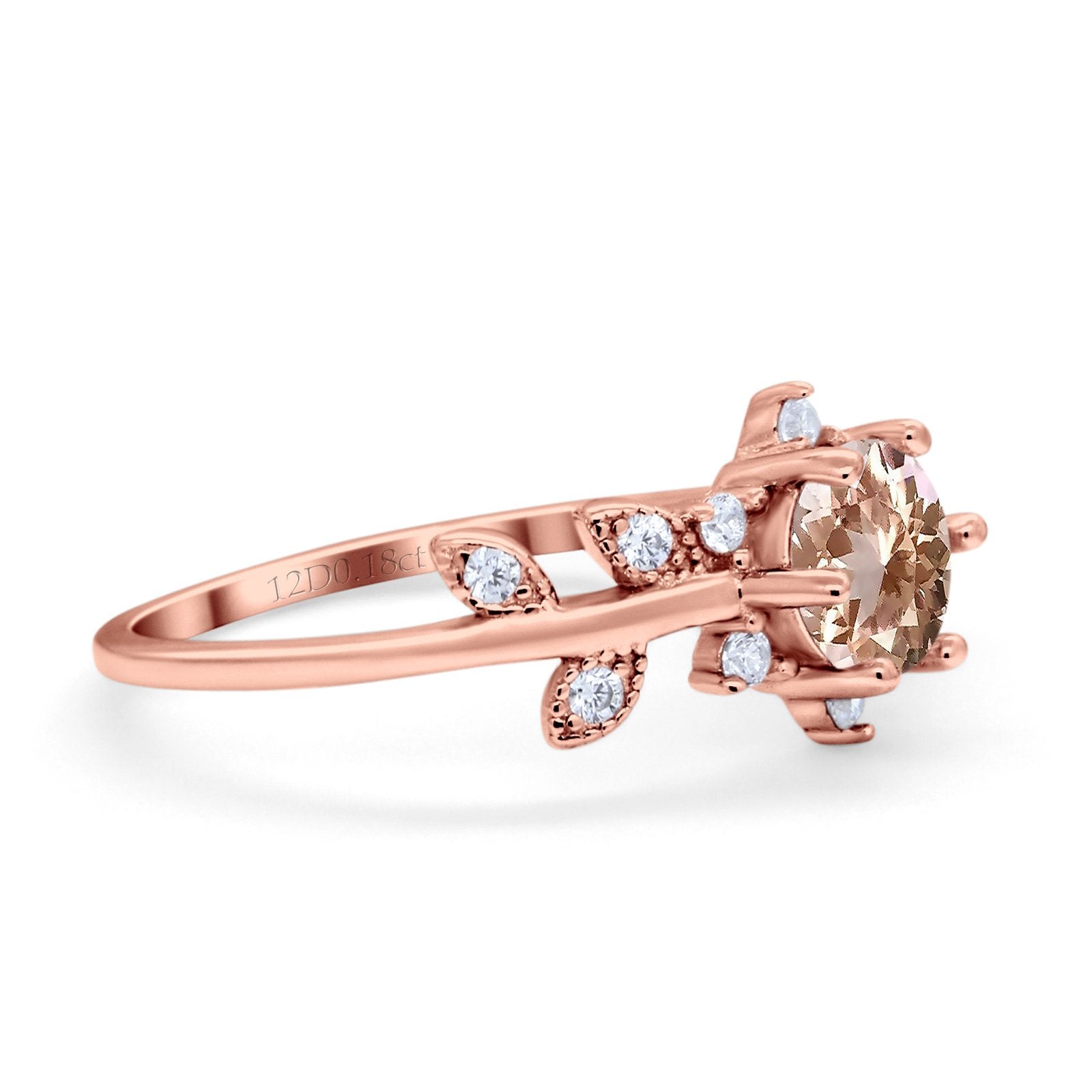 14K Gold Round G SI 1.02 Carat Diamond Engagement Ring for Women - Perfect for Proposals, Weddings & Anniversaries