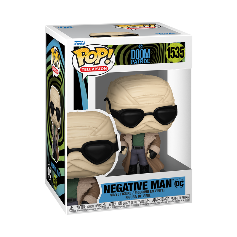 DC Doom Patrol: Negative Man Action Figure - Collectible Superhero Toy for Fans & Display - Perfect for Comic Book Lovers & Home Decor