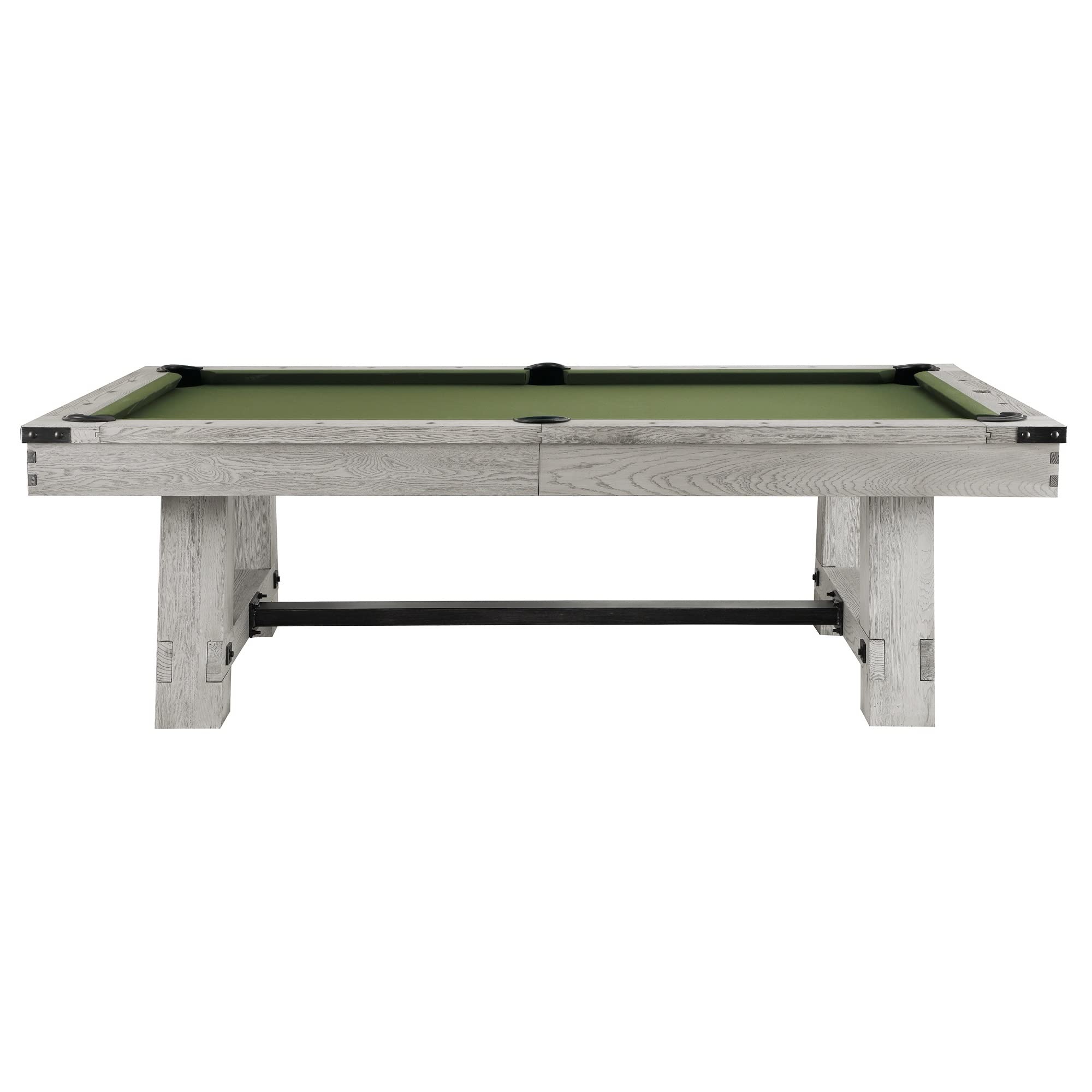 Playcraft Yukon River Slate Pool Table - 7ft & 8ft Billiard Table with Premium Hardwood Frame & 3-Piece Slate Bed - 25 Felt Color Options - Perfect for Game Rooms, Home Bars, Offices & Man Caves - Professional Tournament Style Pool Table for Family Entertainment & Competitive Play